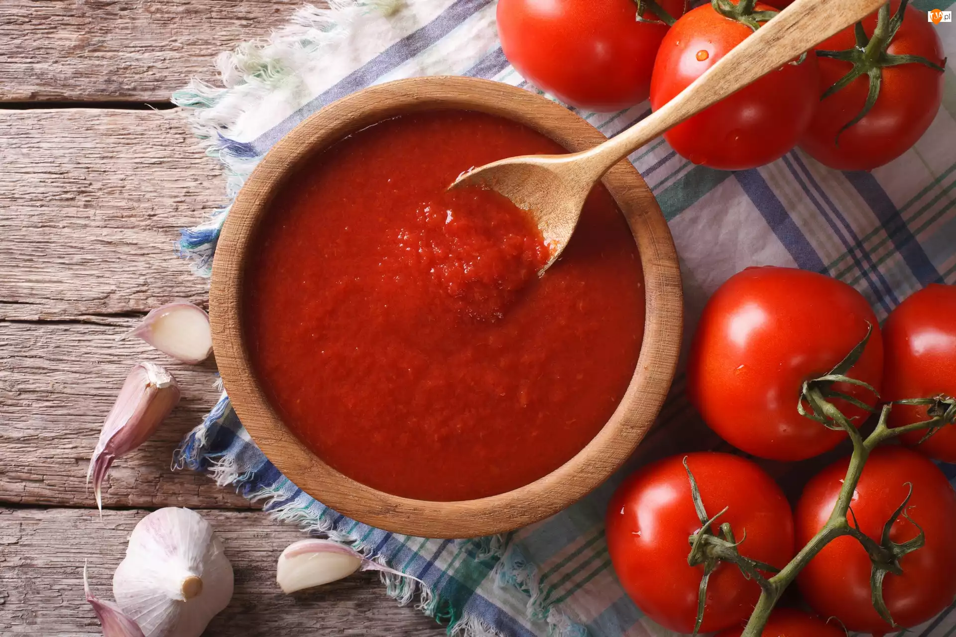 Miseczka, Pomidory, Sos pomidorowy