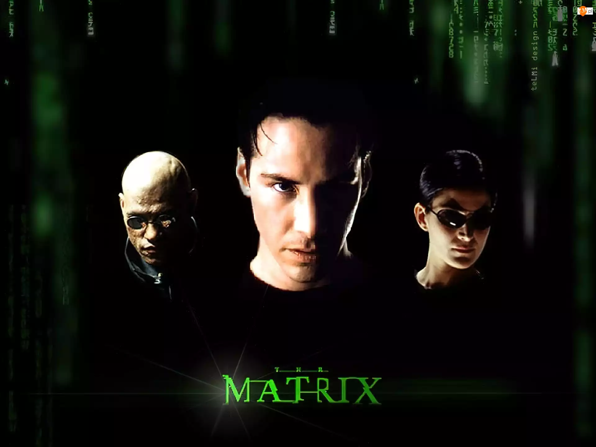 Neo, Trinity, twarze, Matrix, Morfeusz