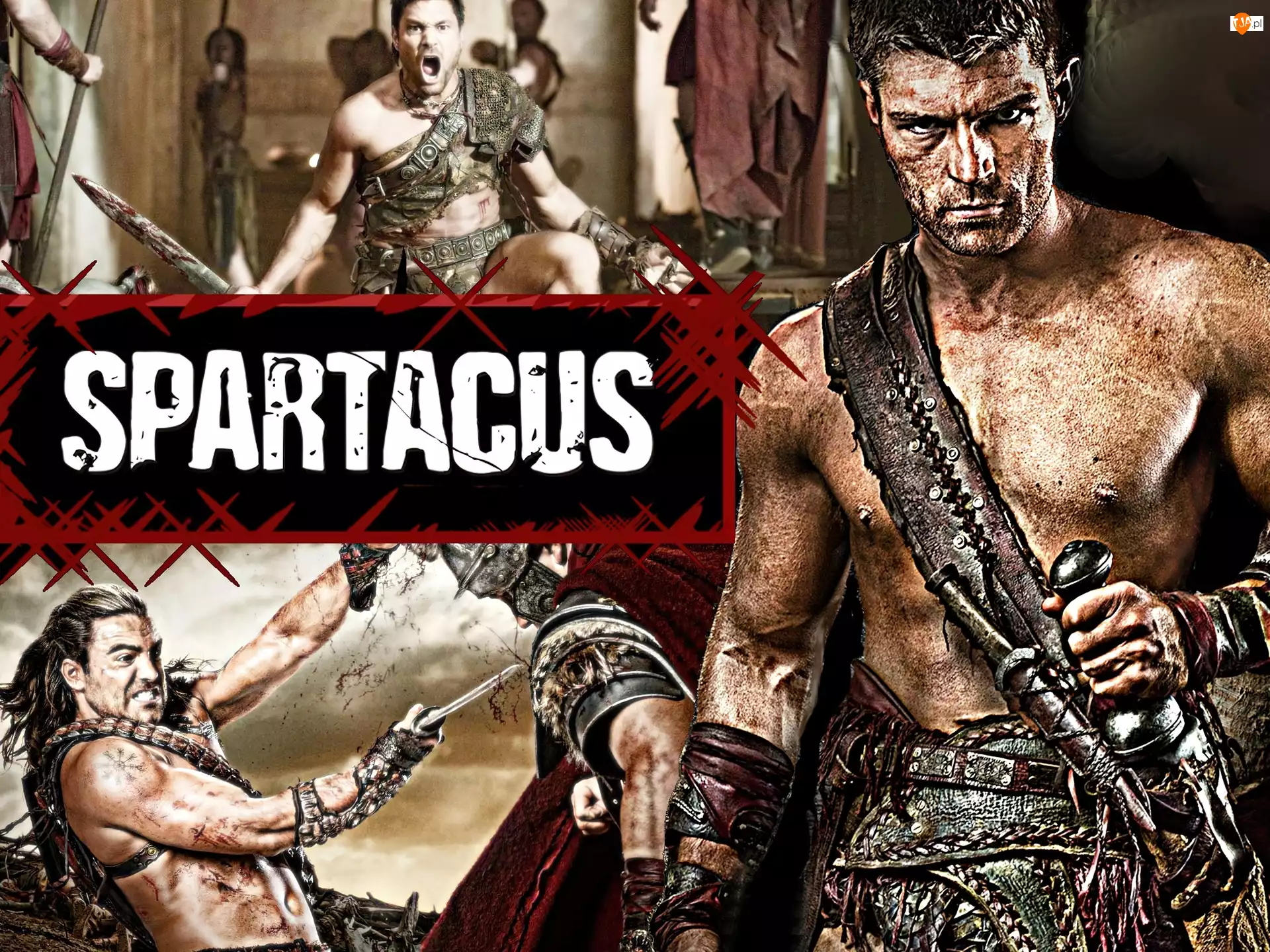 Gannicus, Spartacus, Serial
