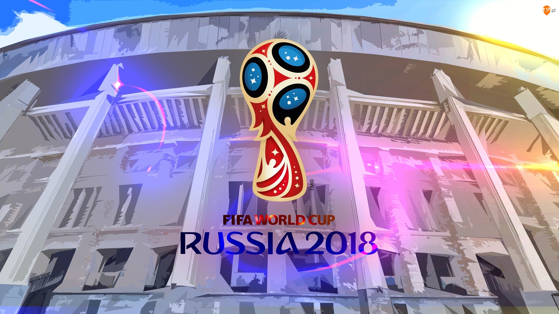 Rosja 2018, Grafika, Mundial, Mistrzostwa Świata, Stadion