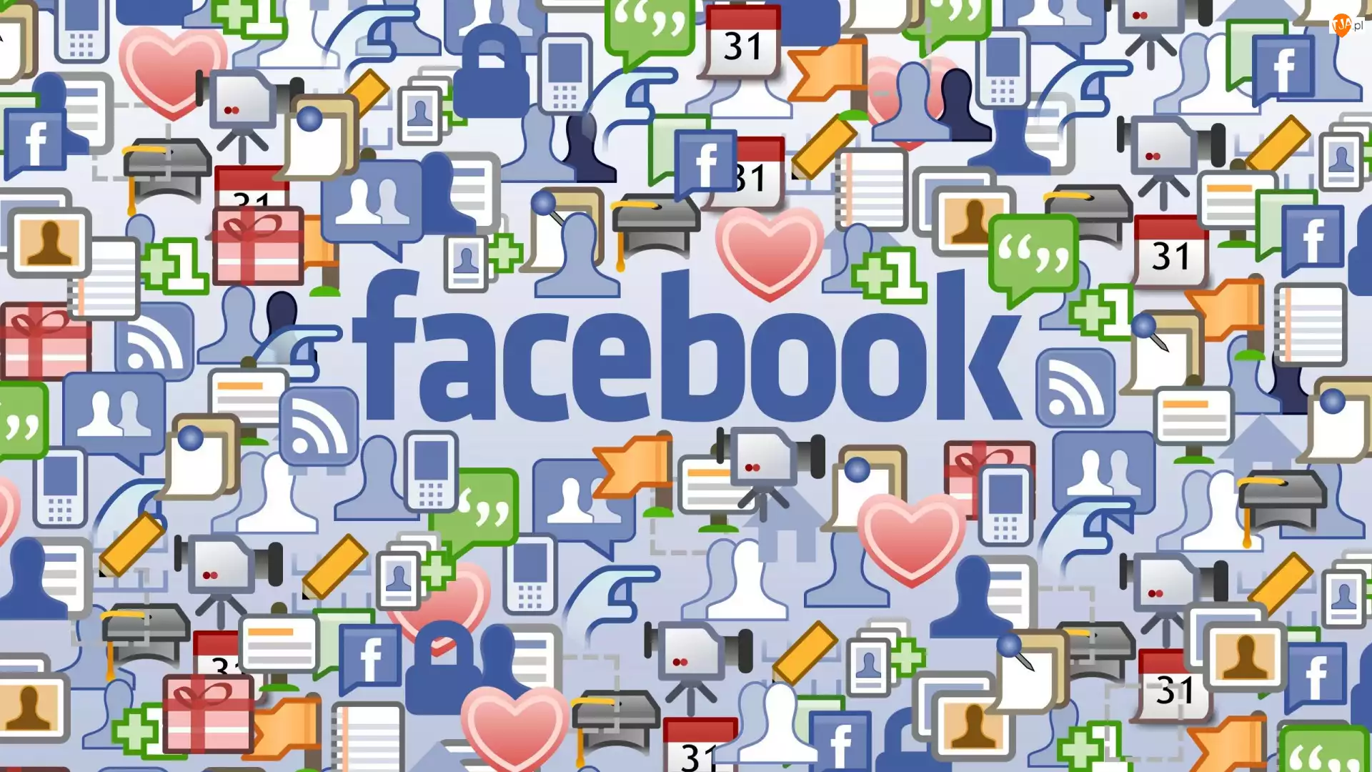 Społeczność, Facebook, Tekstura, Sieć