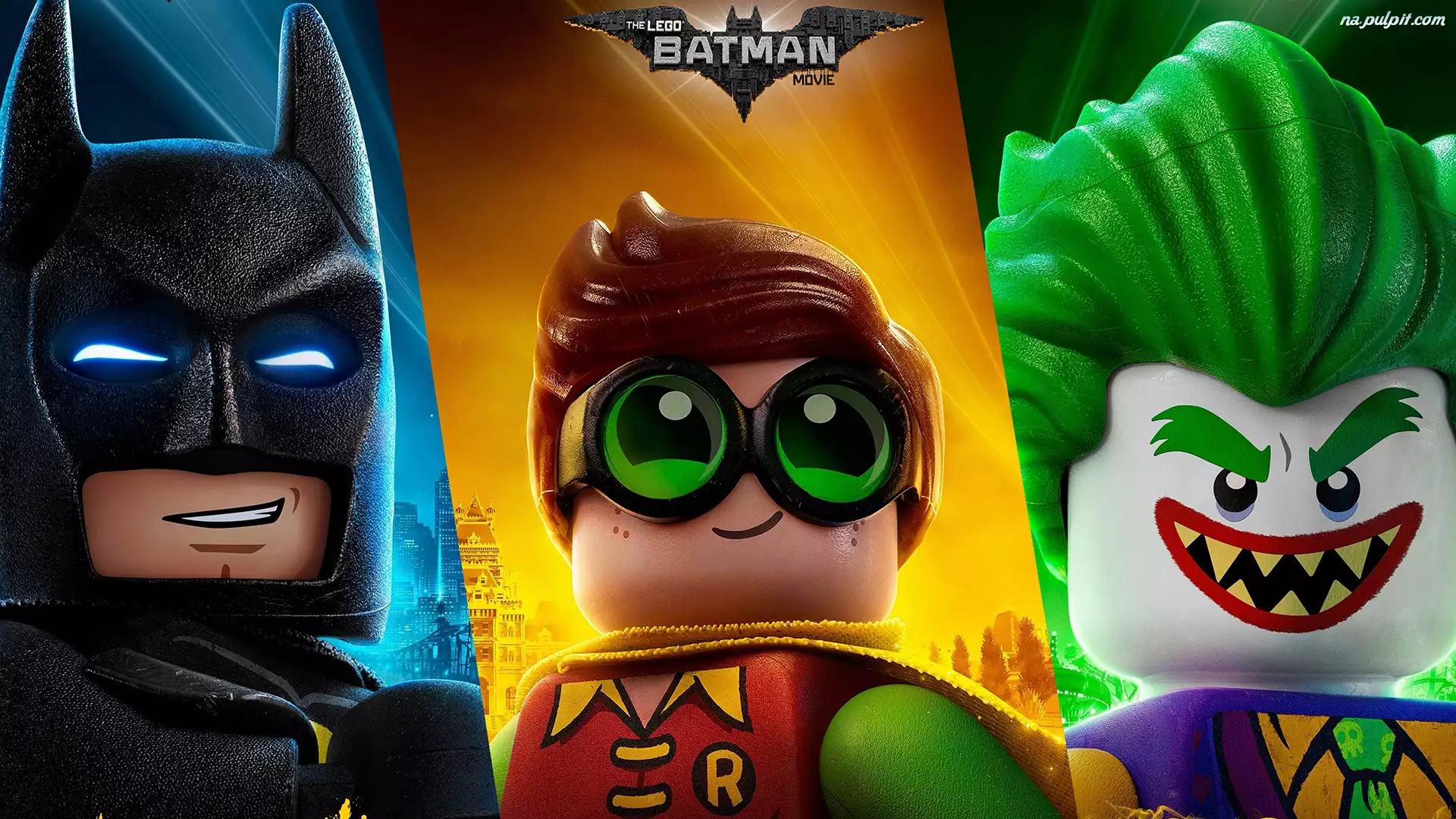 The Lego Batman Movie, Film animowany, Batman, Joker Lego, LEGO Batman: Film, Robin