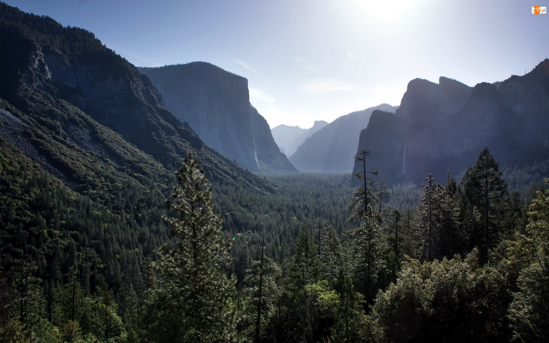 Dolina Yosemite Valley, Stany Zjednoczone, Góry, Park Narodowy Yosemite, Stan Kalifornia