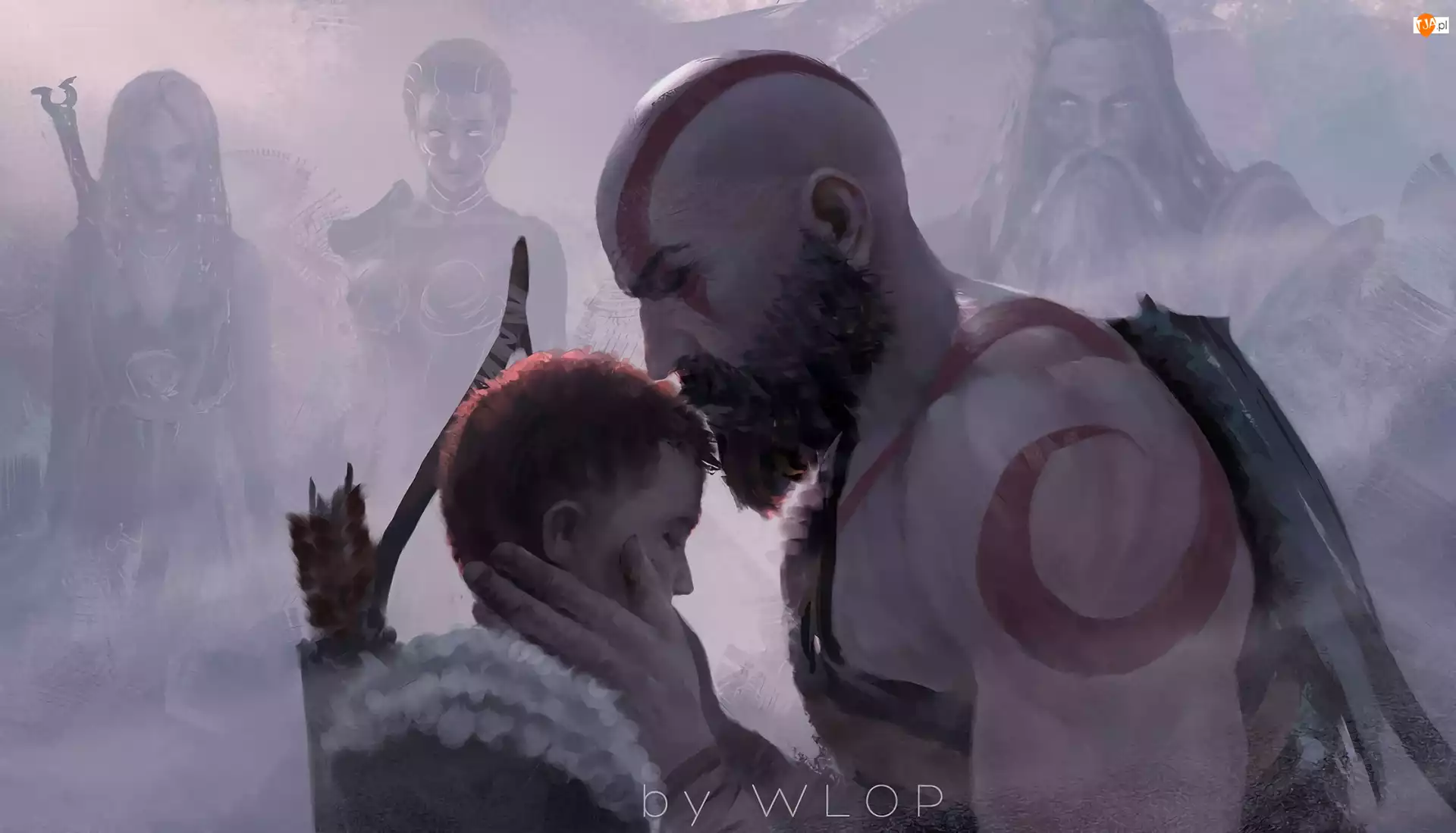 Kratos, Syn, God of War, Gra, Atreus