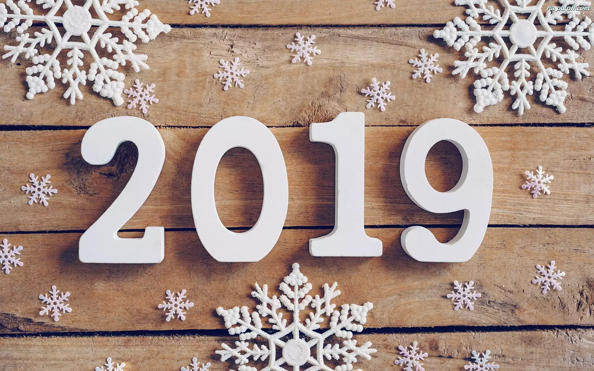 Deski, Nowy Rok, 2019, Śnieżynki