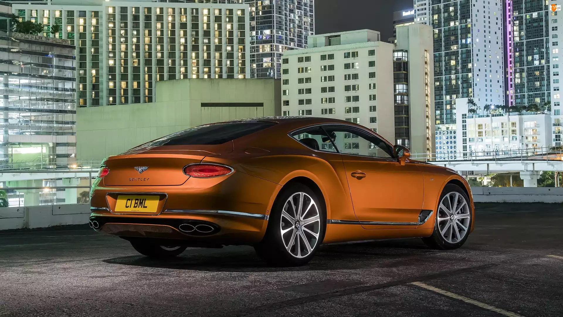 Bok, Bentley Continental GT V8, Coupe, Tył