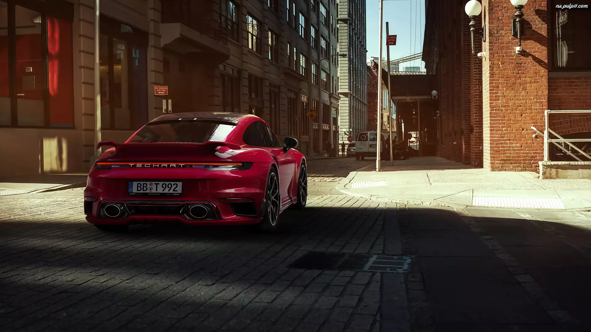 Ulica, Czerwone, Porsche 911 Turbo S