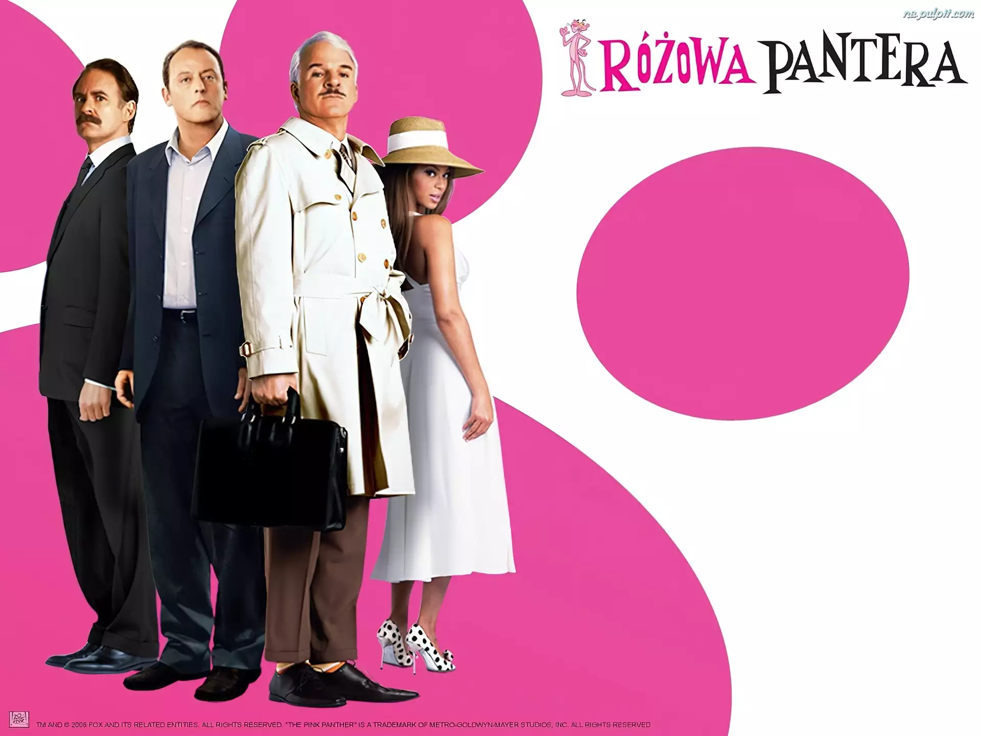 Jean Reno, The Pink Panther, Steve Martin, Kevin Kline, Beyonce