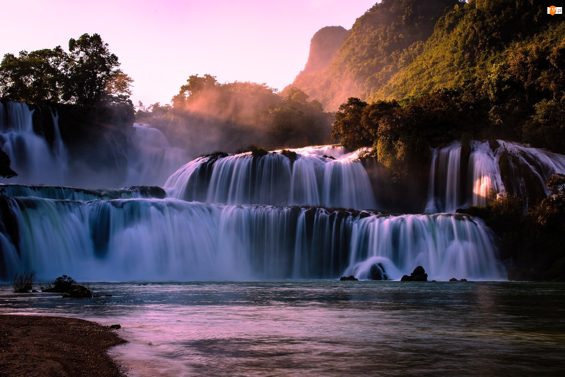 Wietnam, Wodospad, Ban Gioc Waterfall