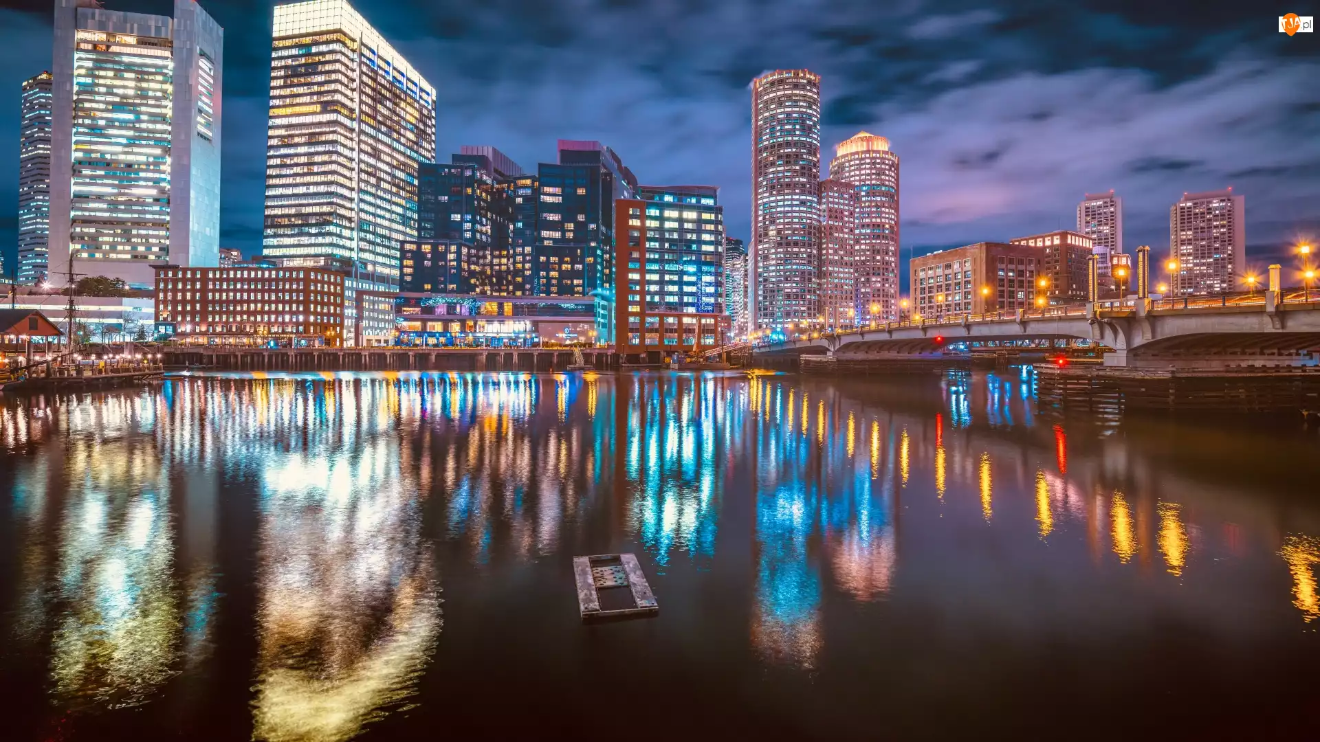 Boston, Stany Zjednoczone, Wieżowce, Miasto, Stan Massachusetts