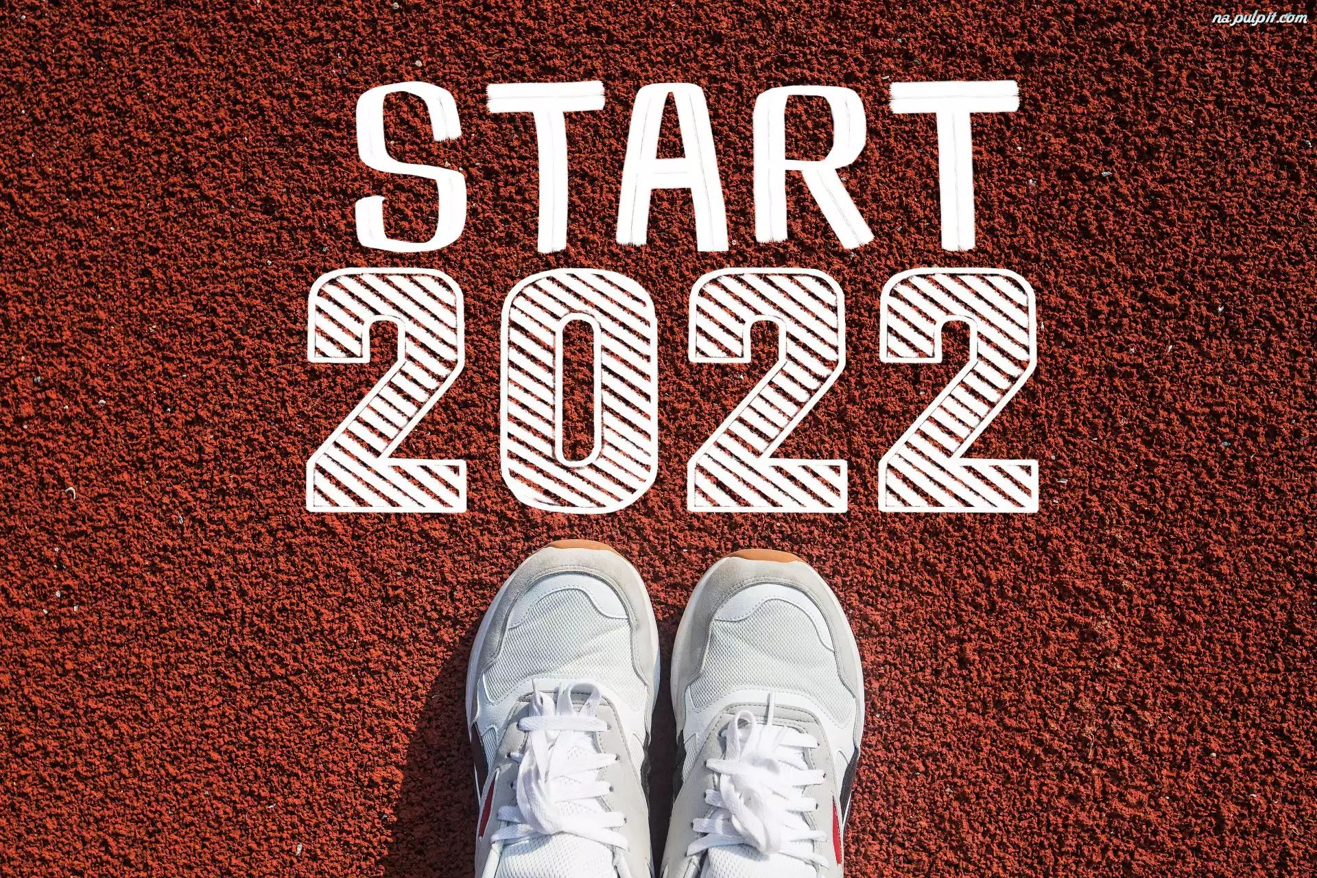 Napis, Buty, 2022, Nowy Rok, Start
