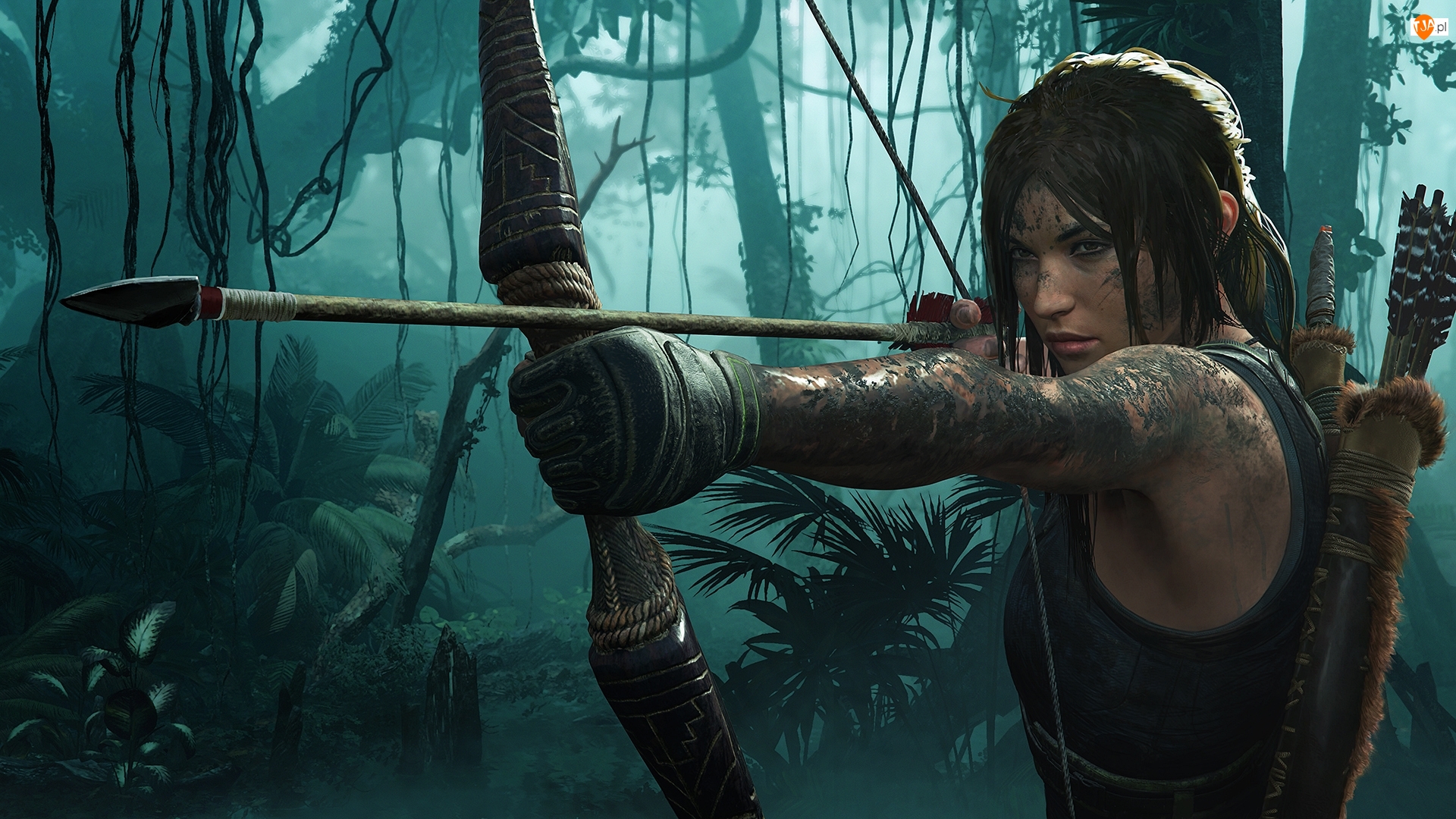 Dżungla, Shadow of the Tomb Raider, Łuk, Lara Croft, Gra