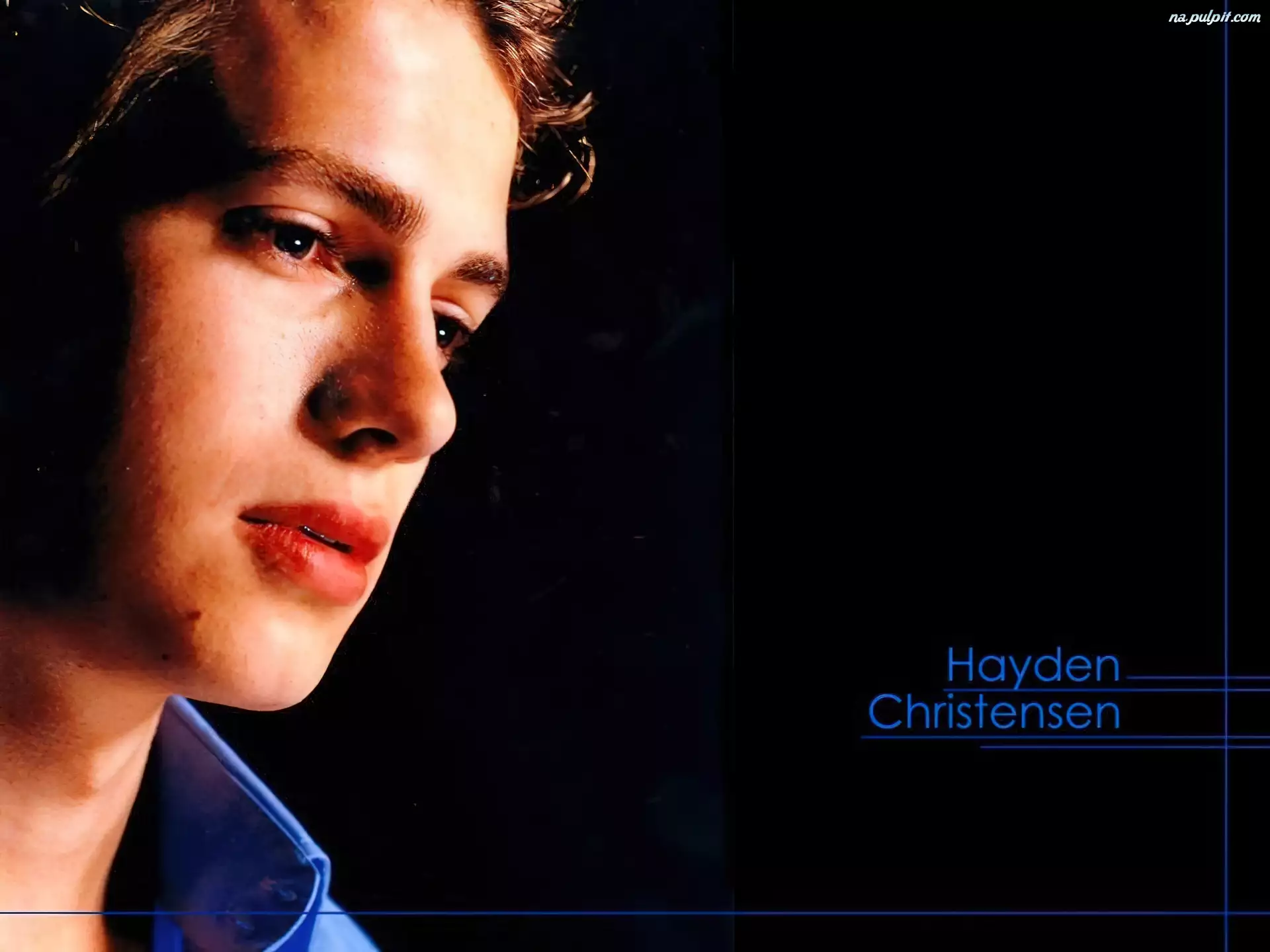 niebieska koszula, Hayden Christensen