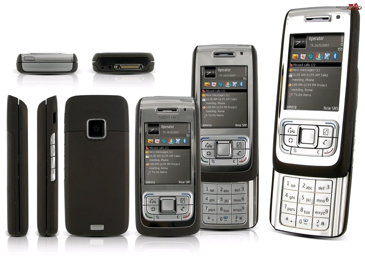 Panorama, Nokia E65, Czarna, Srebrna
