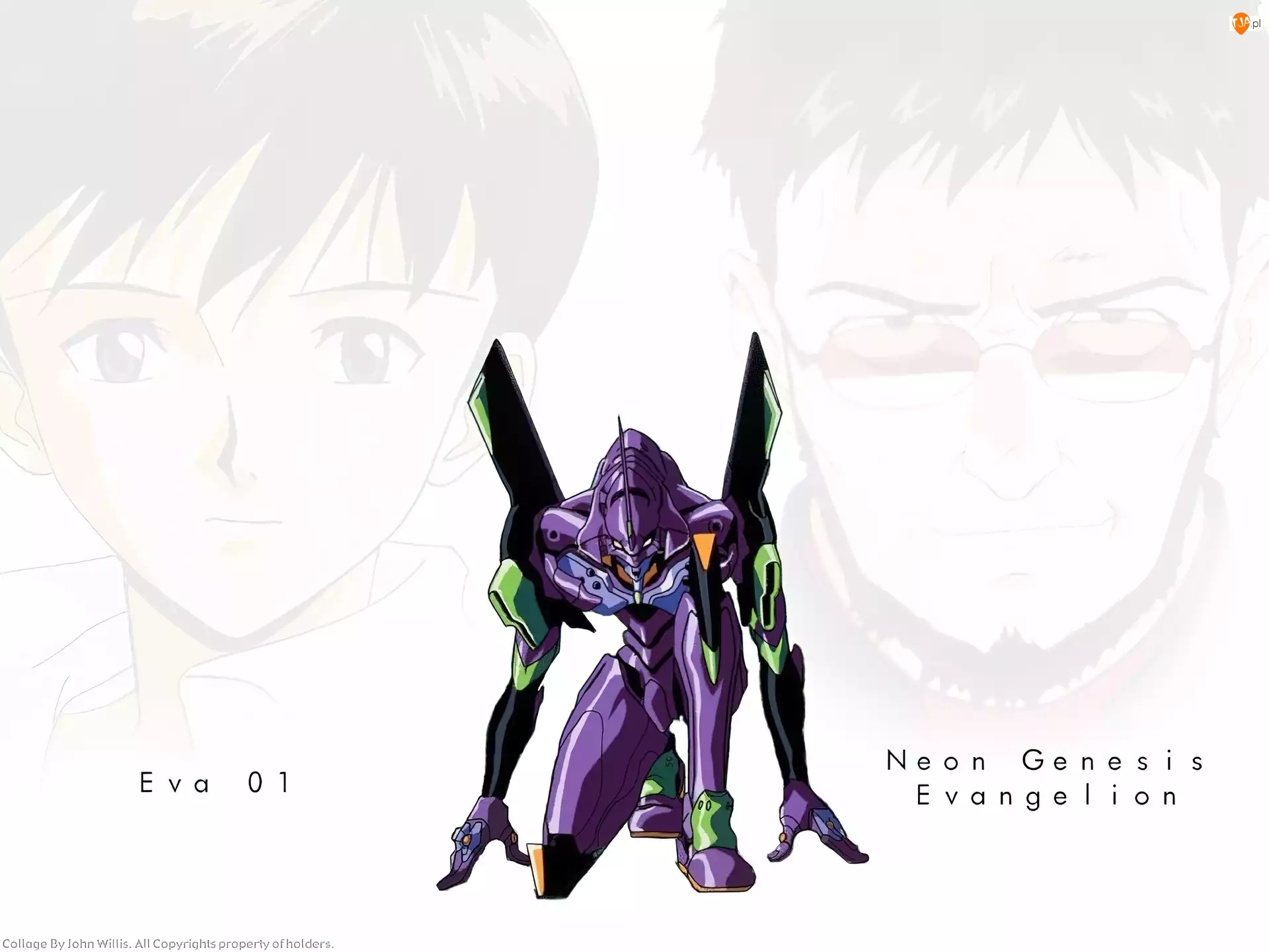 twarze, Neon Genesis Evangelion, robot