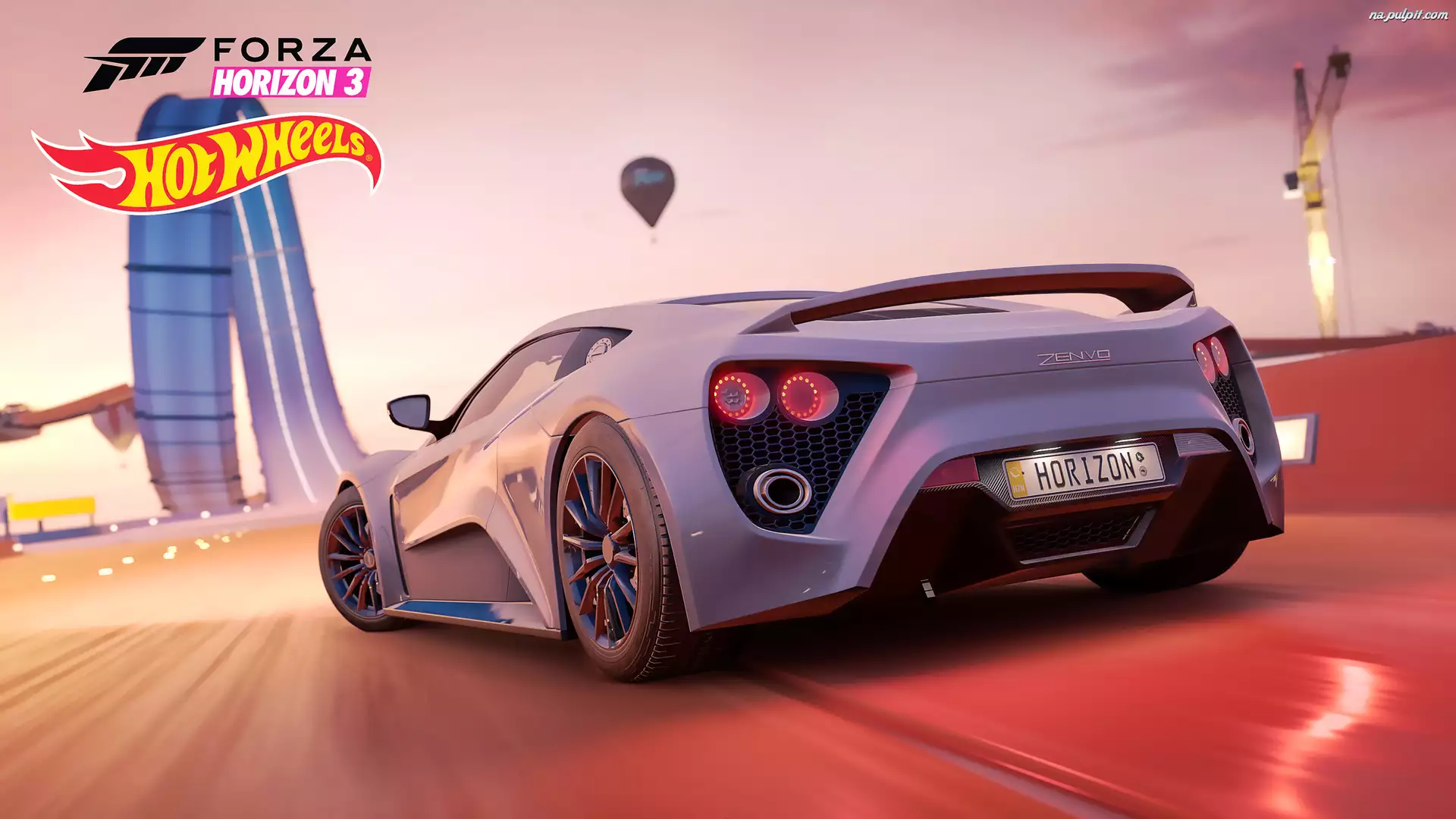 Forza Horizon 3, Gra, Zenvo, Plakat, Hot Wheels, Tył