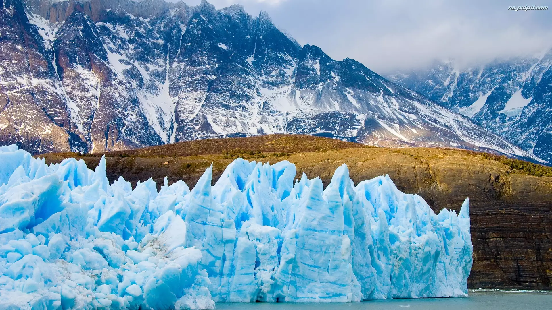 Perito Moreno, Lodowiec, Góry, Argentyna, Park Narodowy Los Glaciares, Patagonia