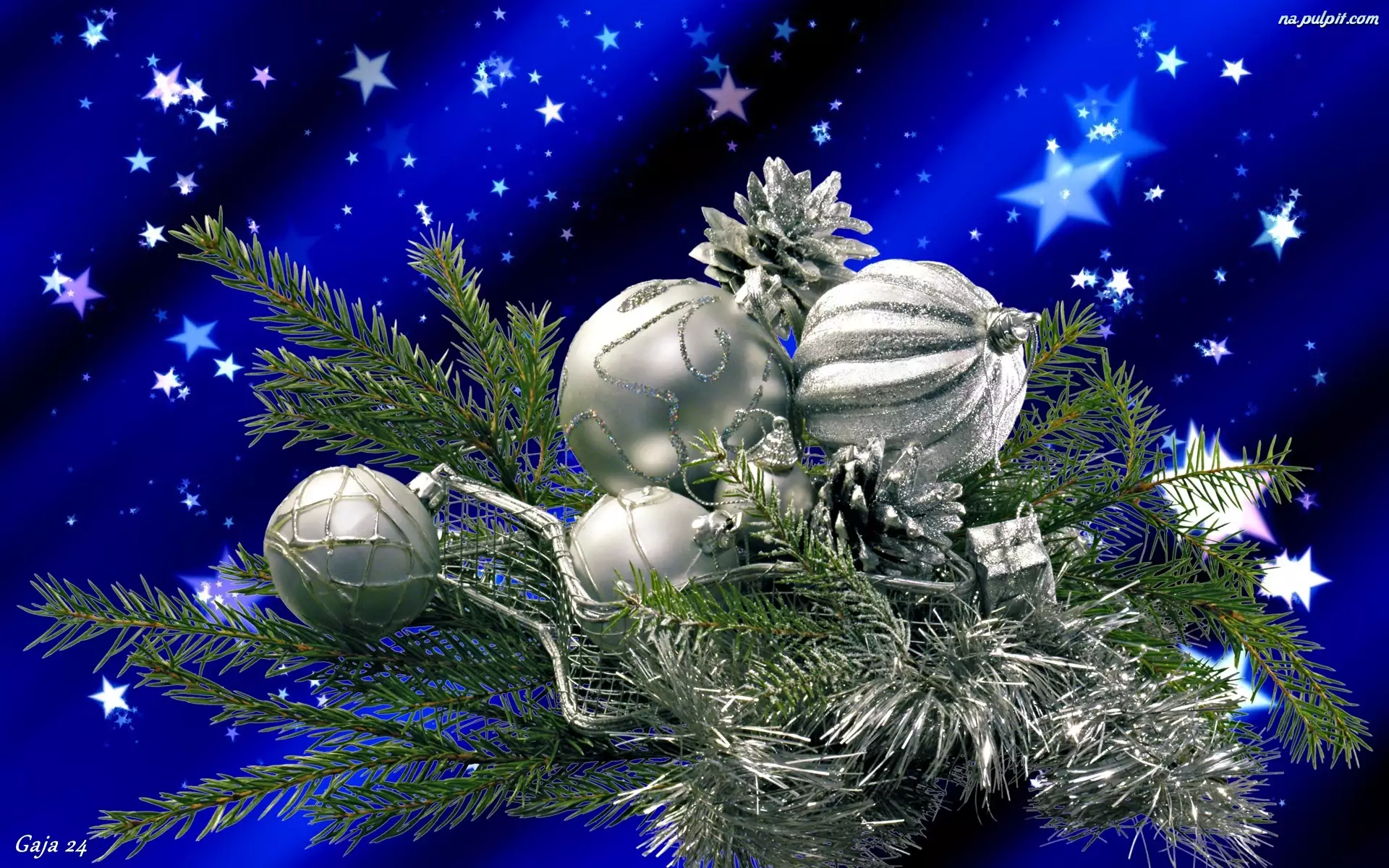 Święta, Stroik, Gwiazdy, Boże Narodzenie