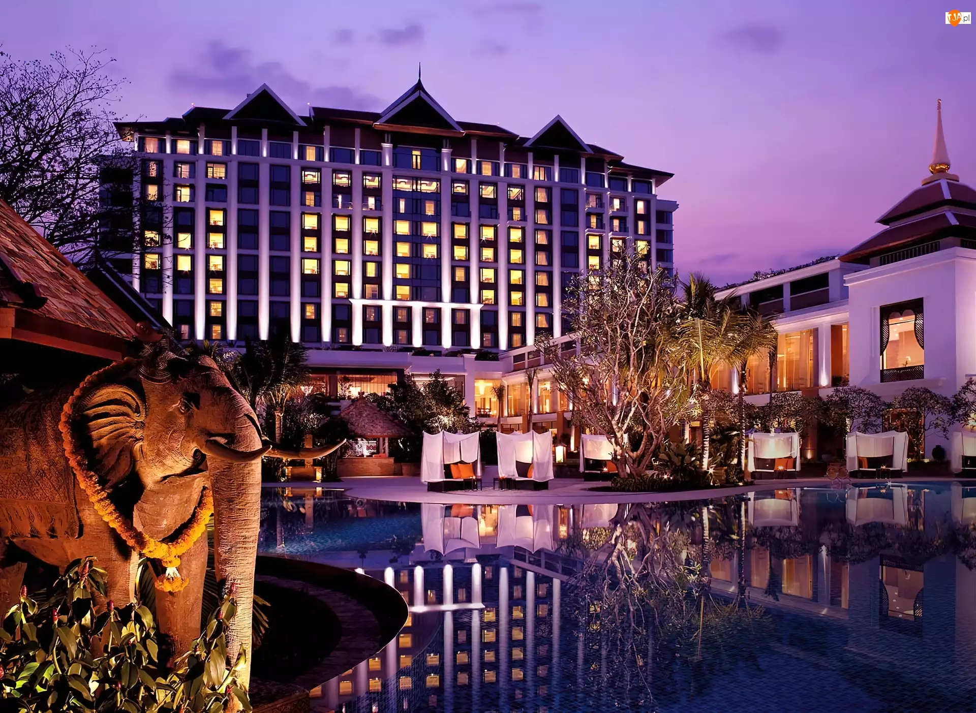 Tajlandia, Basen, Hotel, Chiang Mai