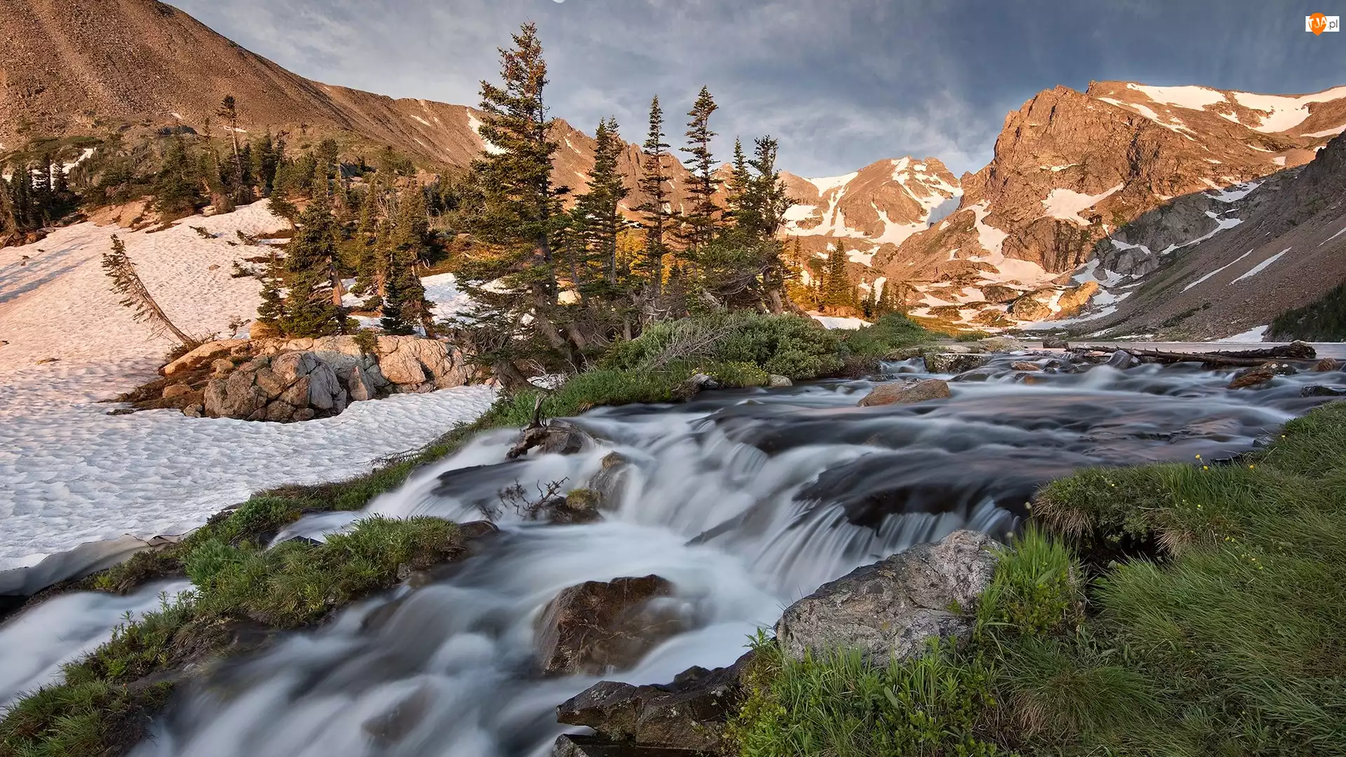 Stany Zjednoczone, Rzeka, Stan Kolorado, Indian Peaks Wilderness, Góry