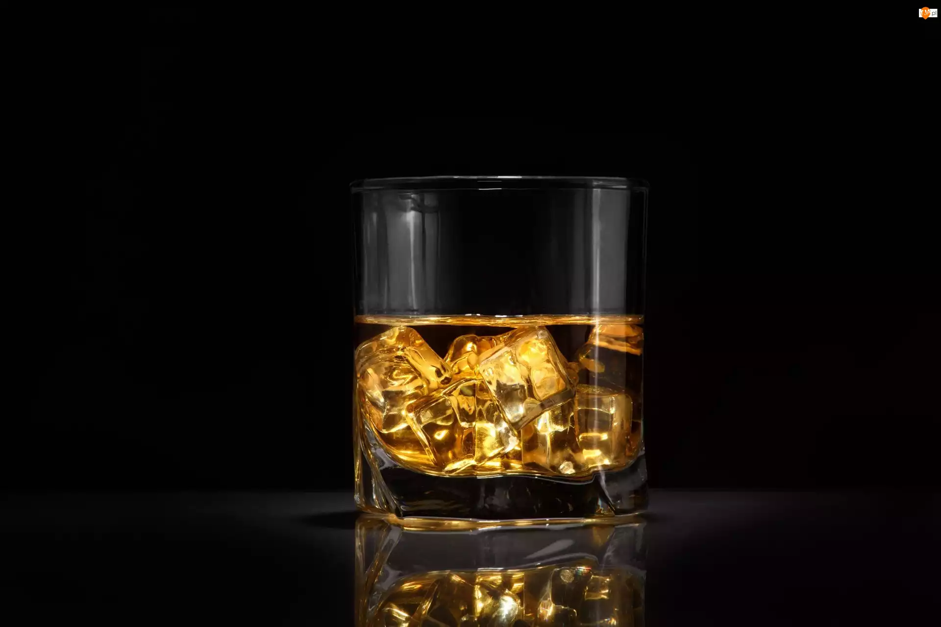 Lód, Szklanka, Whisky