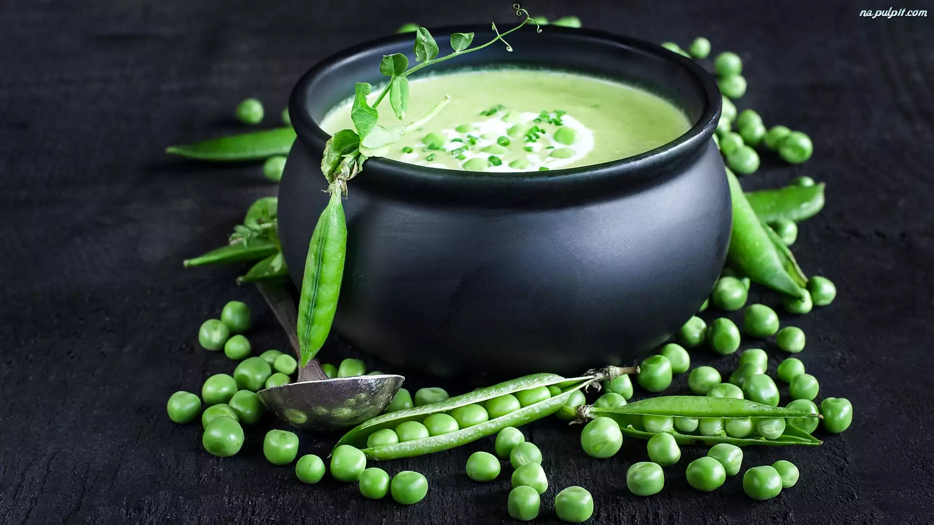 Zupa, Groszek zielony