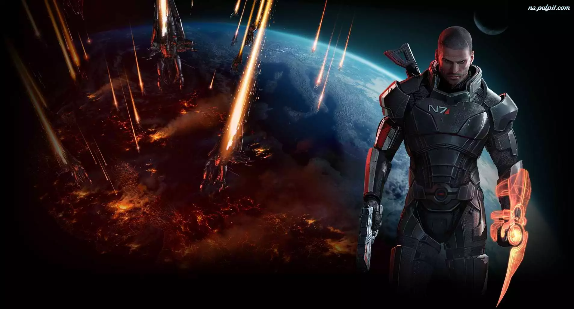 Ziemia, Mass Effect, Shepard, Żniwiarz