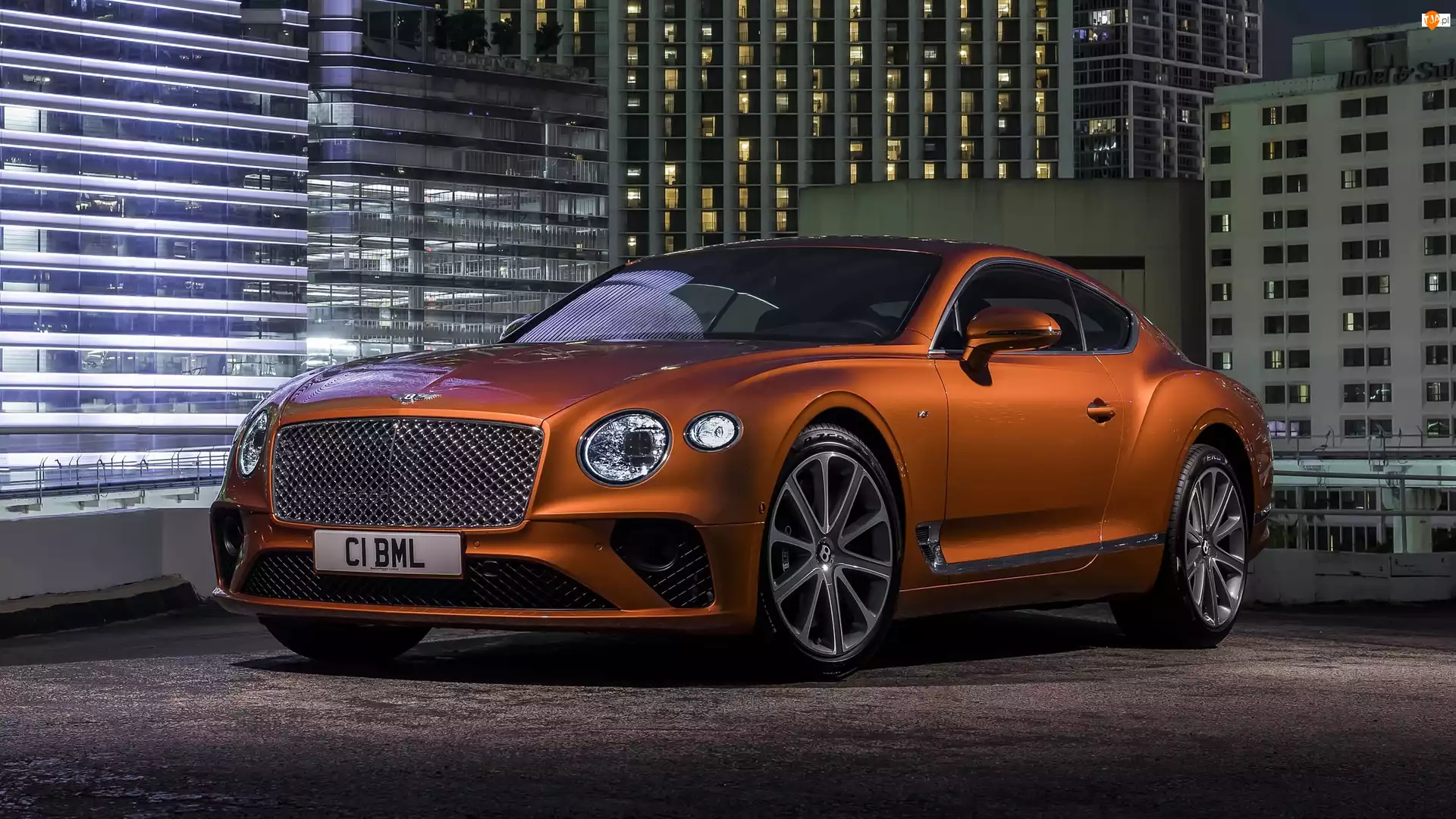 Coupe, Brązowy, Bentley Continental GT V8