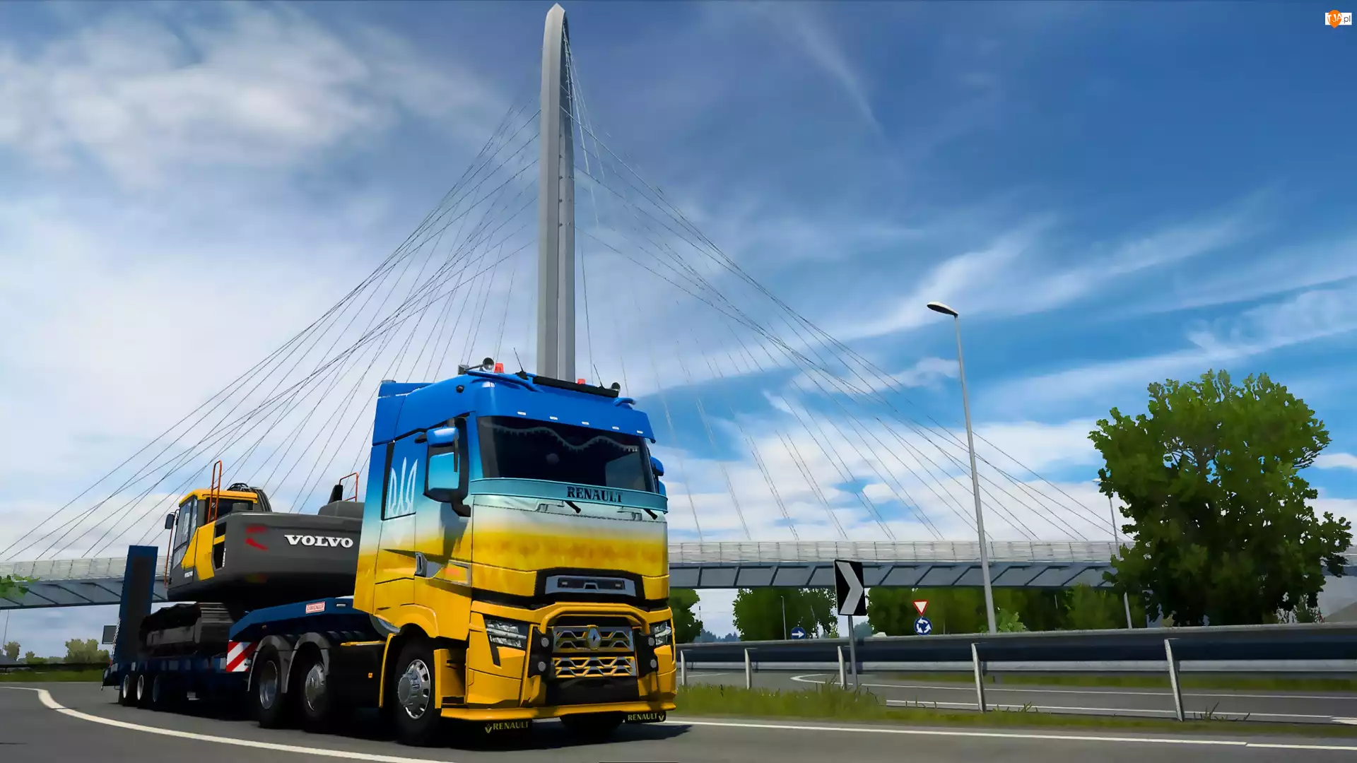 Ciężarówka, Gra, Euro Truck Simulator 2, Renault ETS2