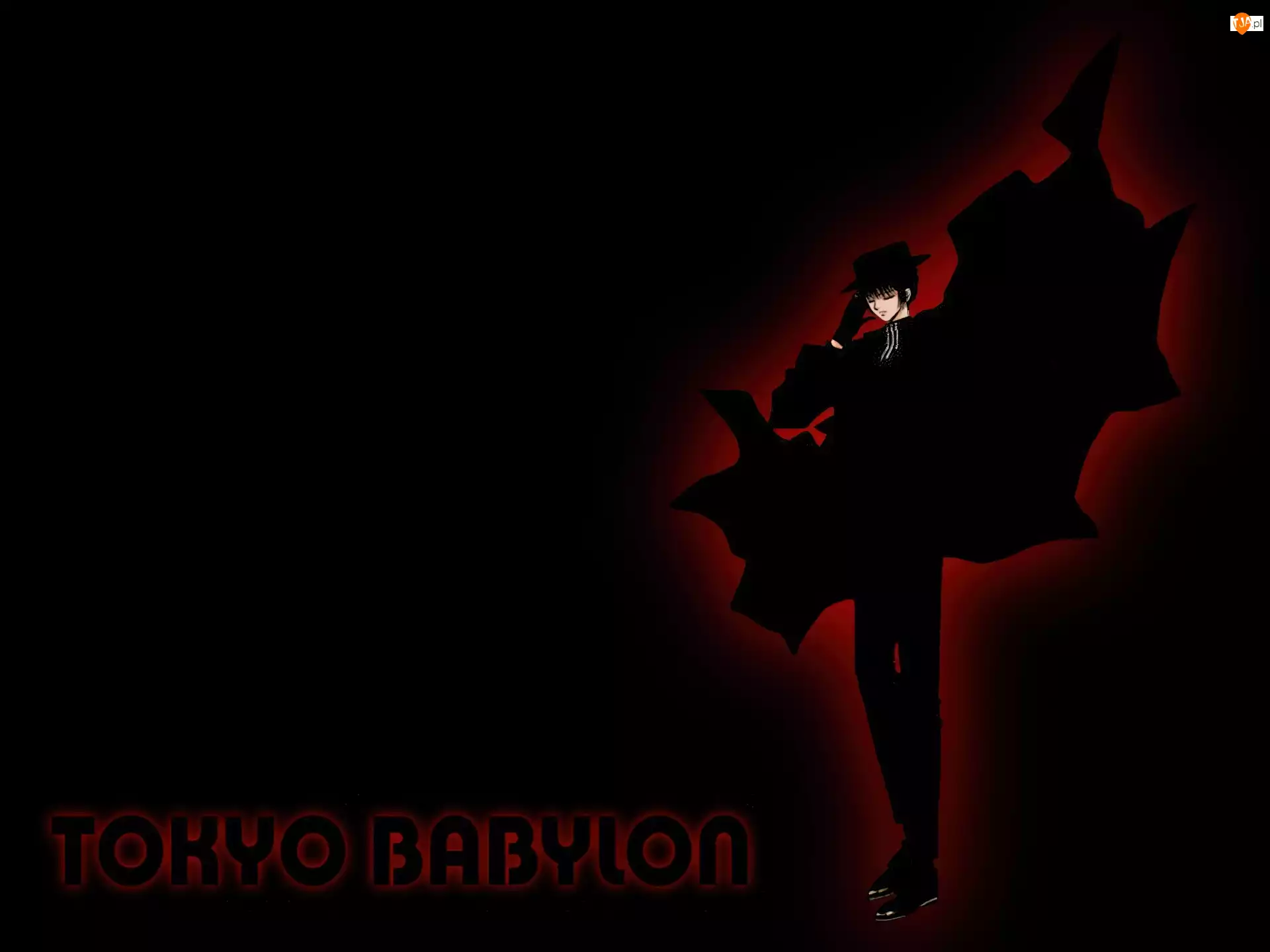 mężczyzna, Tokyo Babylon, czarny strój