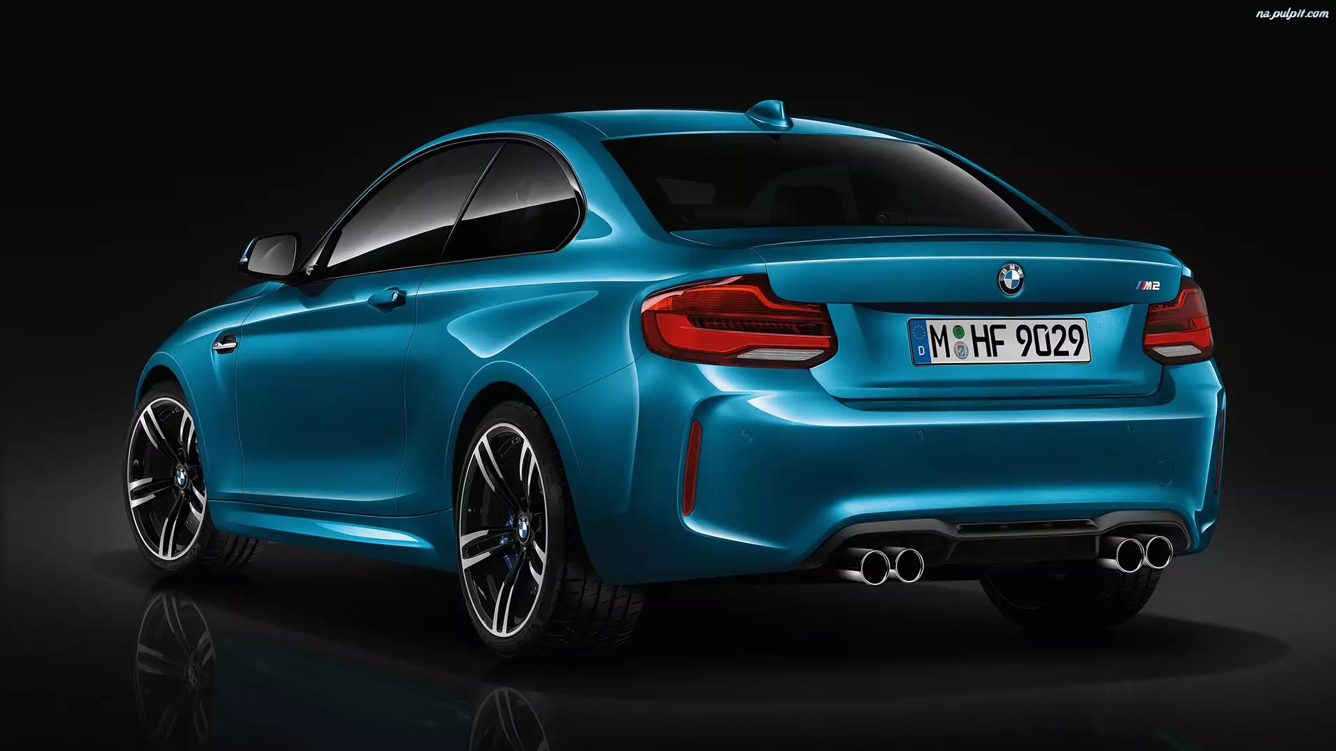 2016, Niebieskie, BMW M2 Coupe Long Beach Blue Metallic