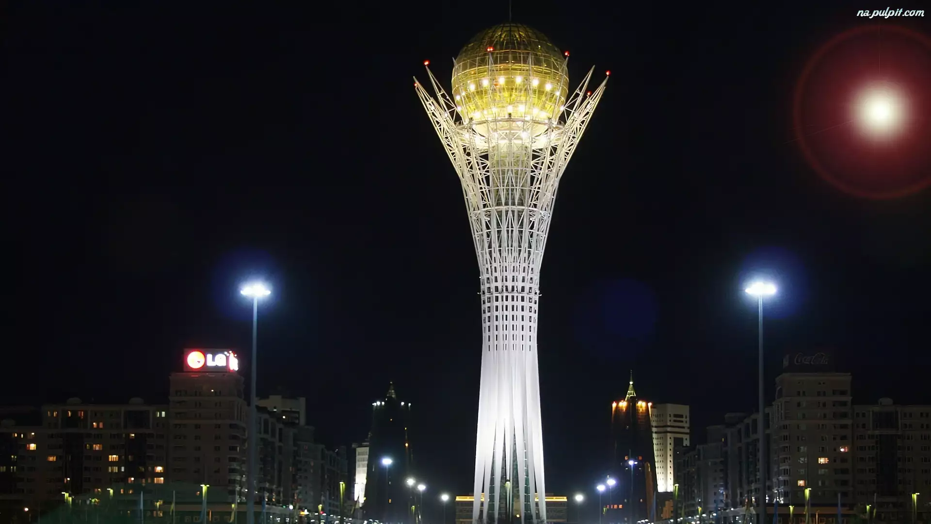 Noc, Kazachstan, Astana, Pomnik