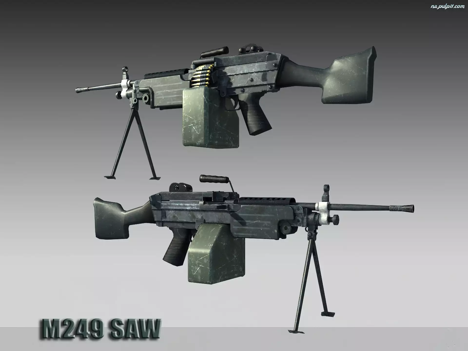 Grafika, M249 SAW