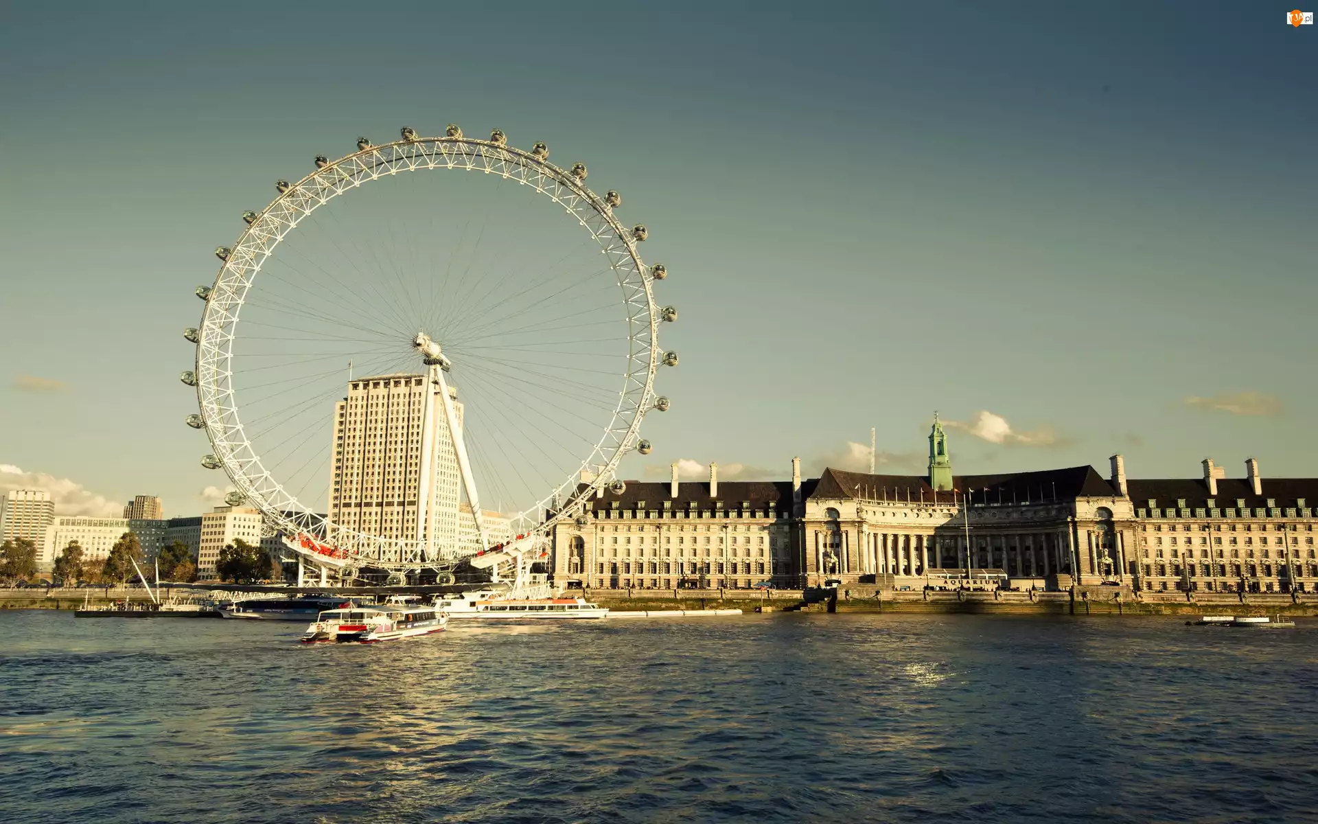 Anglia, Rzeka, Tamiza, London Eye