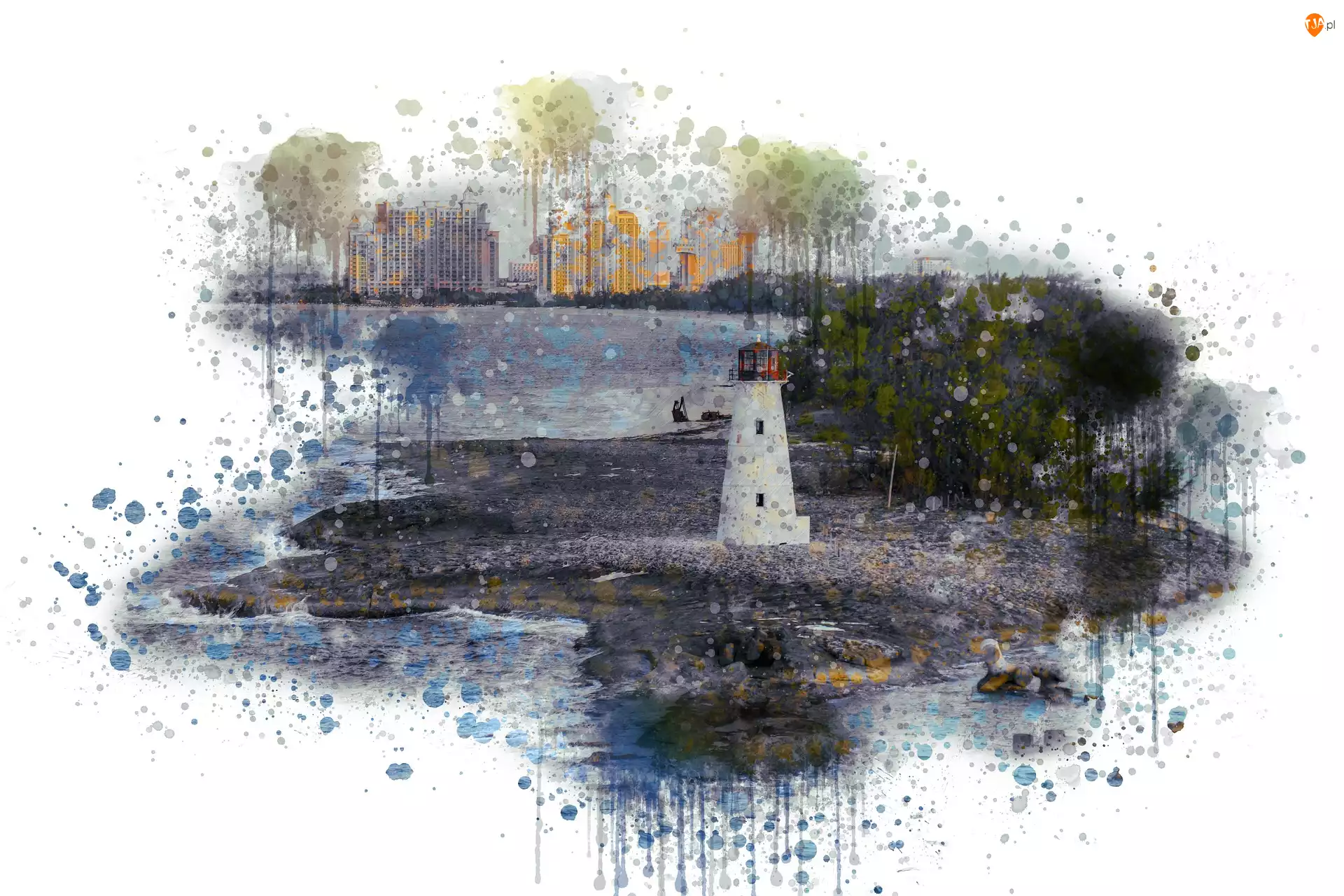Paintography, Latarnia morska, Domy