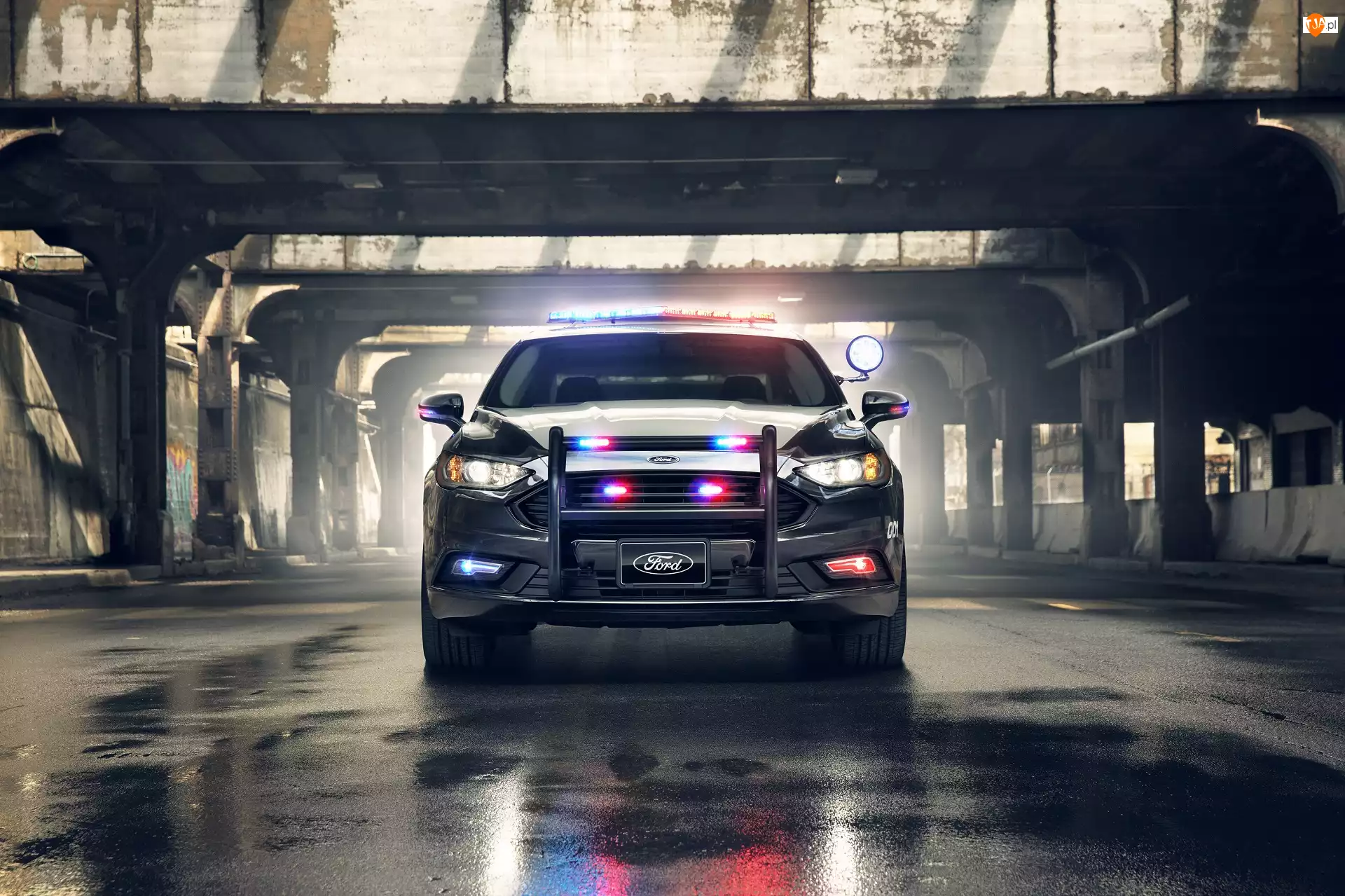 2018, Samochód, Policyjny, Ford Responder Hybrid Sedan