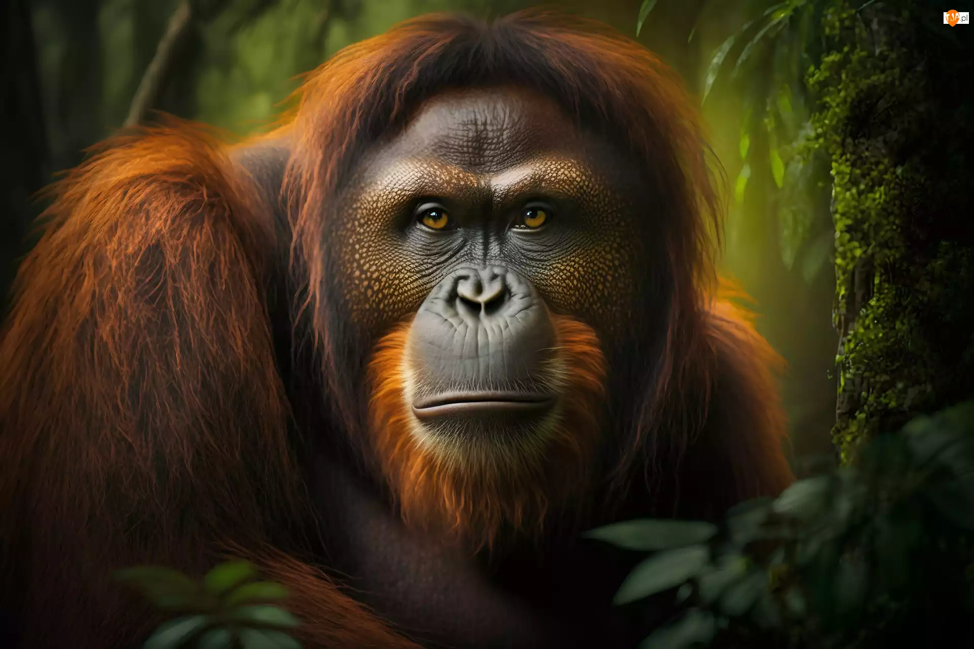 Grafika, Orangutan