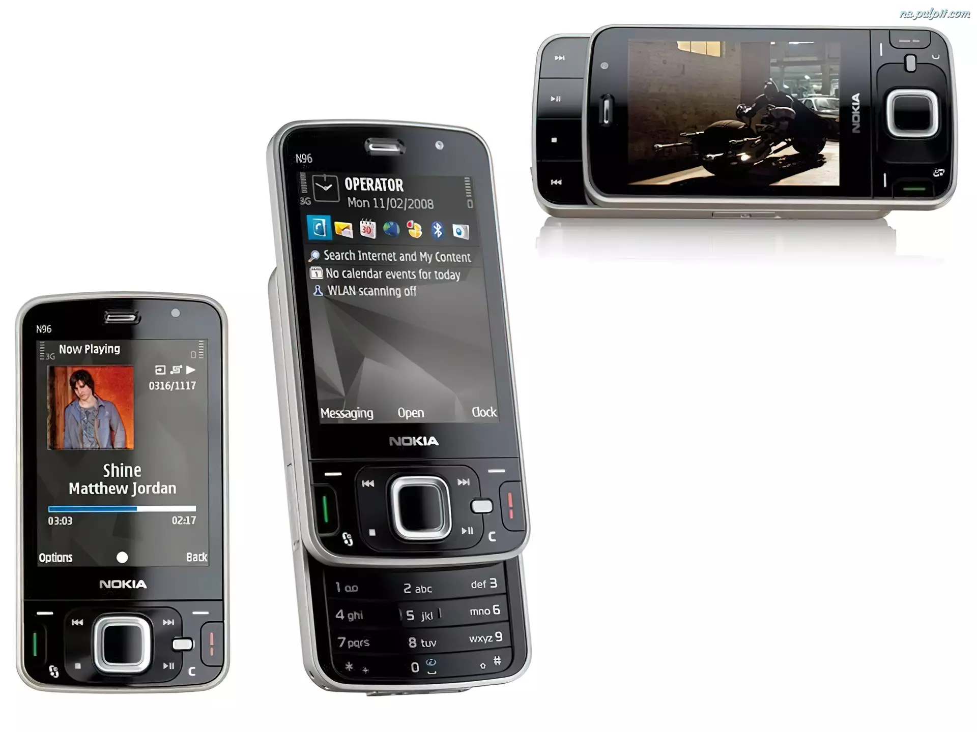 WLAN, Nokia N96, Batman, Shine