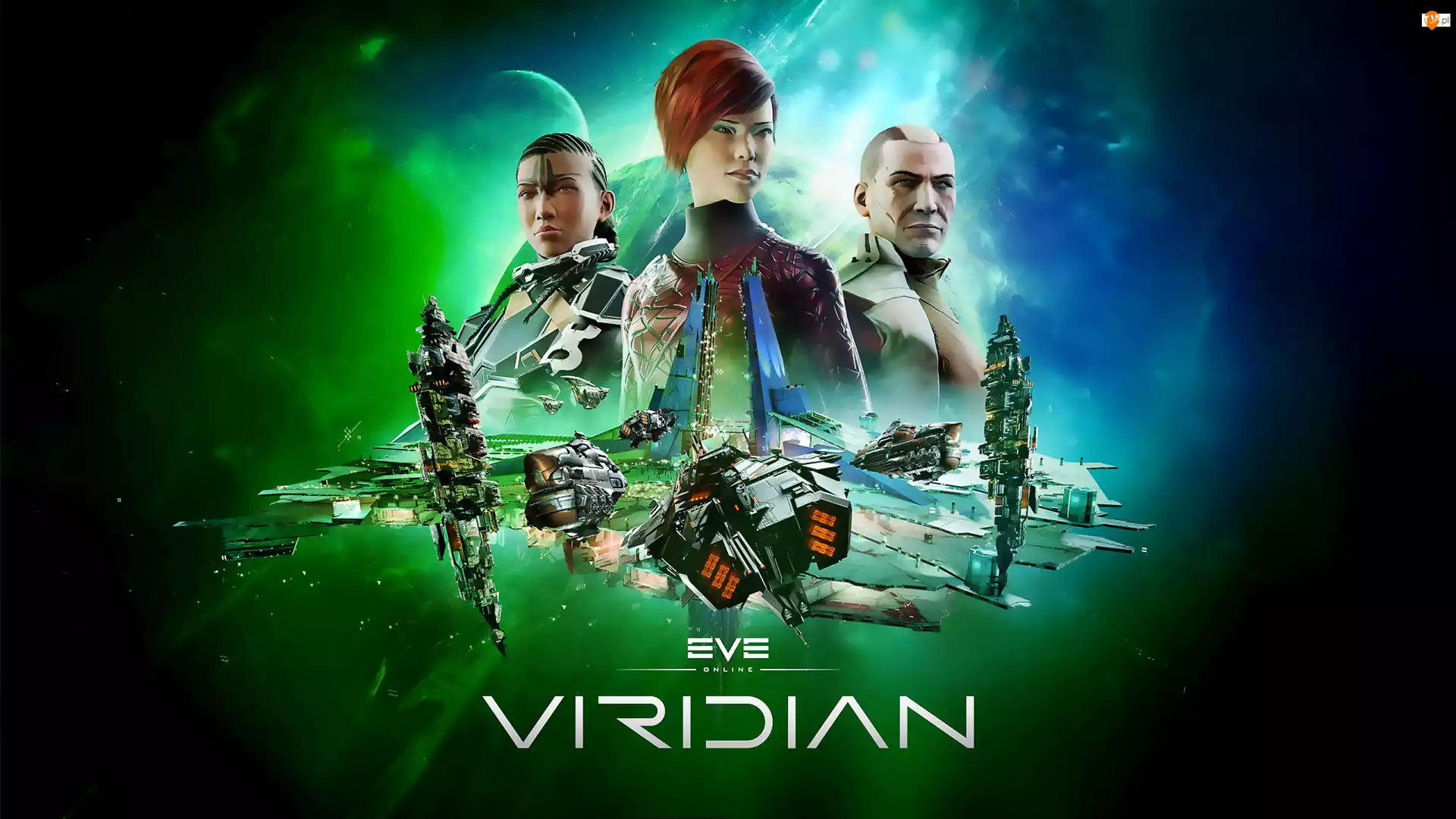 EVE Online Viridian, Gra, Kosmos, Plakat, Postacie, Statki kosmiczne