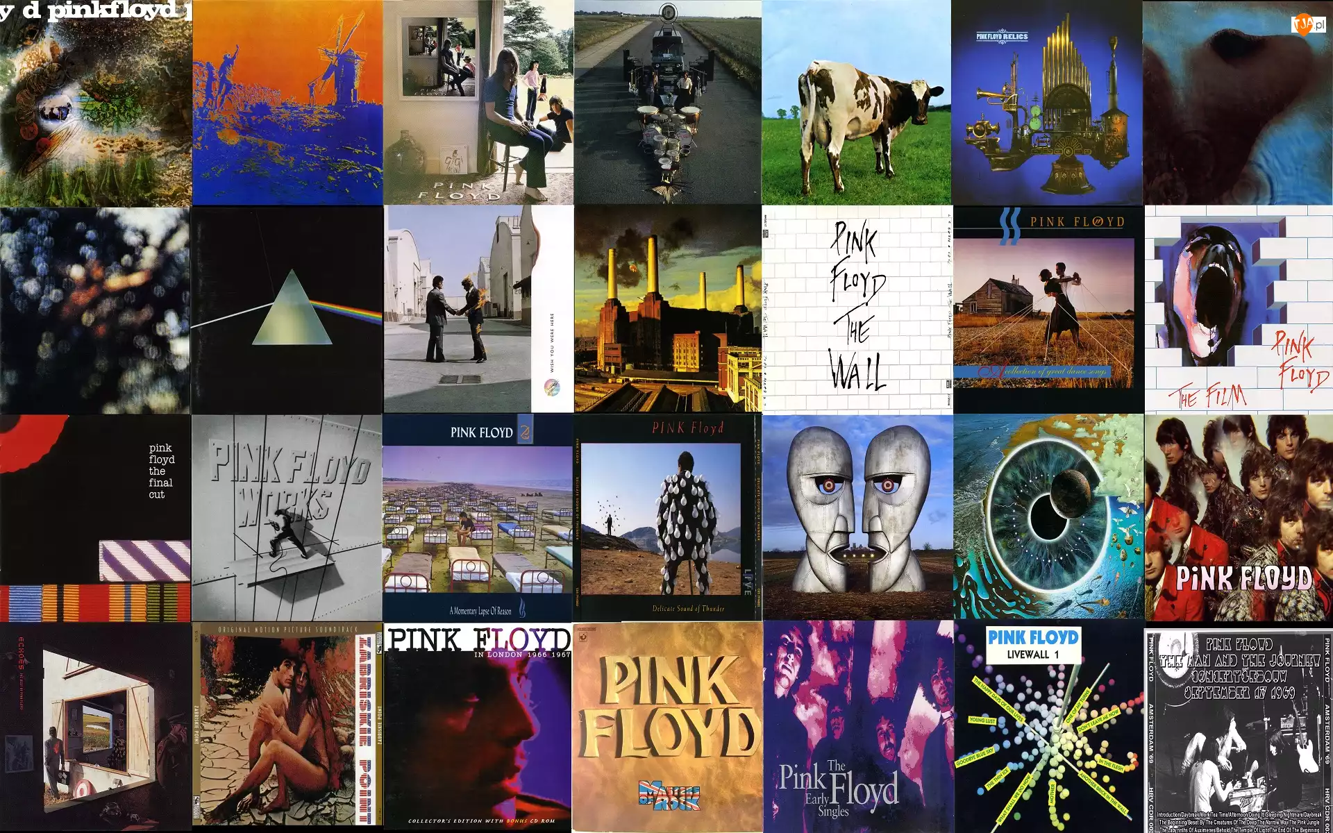 Dyskografia, Pink Floyd