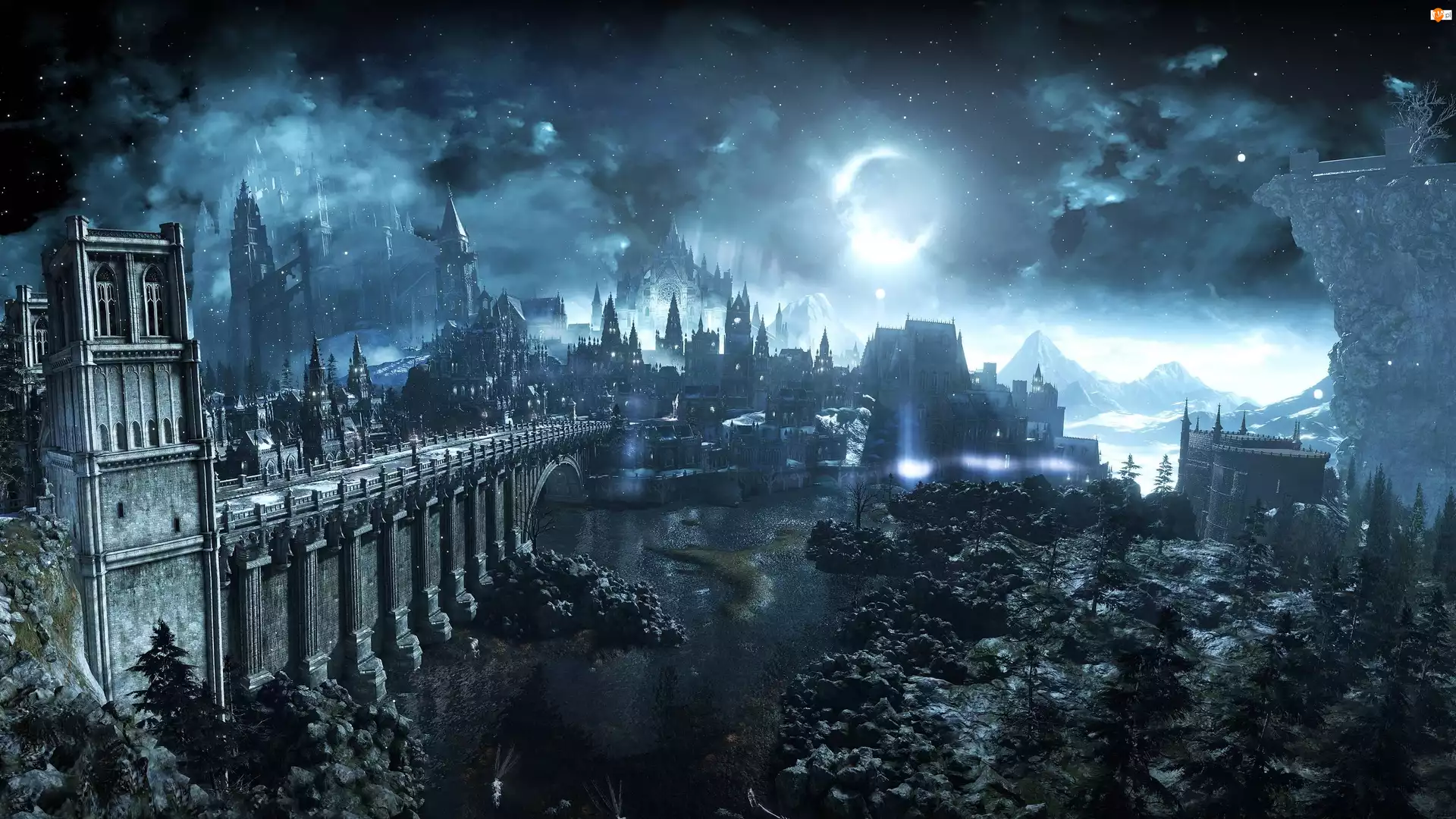 Most, Księżyc, Zamki, Dark Souls III: Ashes of Ariandel, Noc
