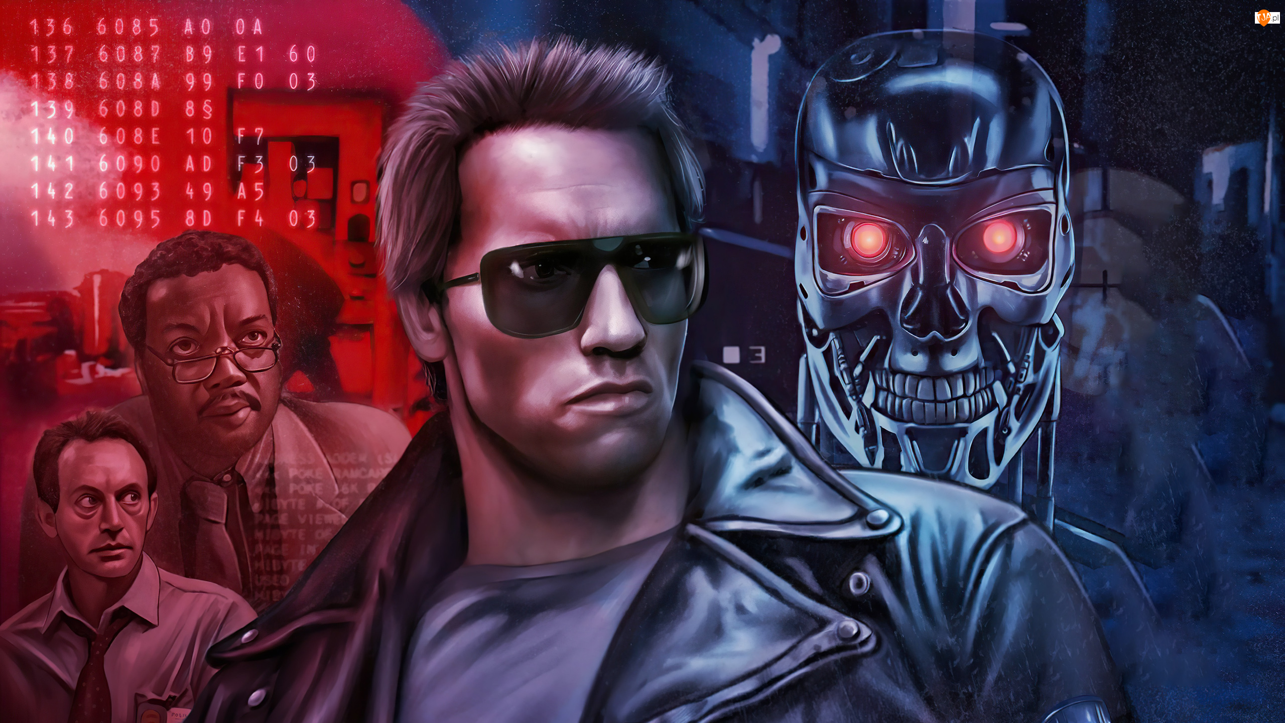 The Terminator, Film, Arnold Schwarzenegger, Grafika, Aktor, Paul Winfield