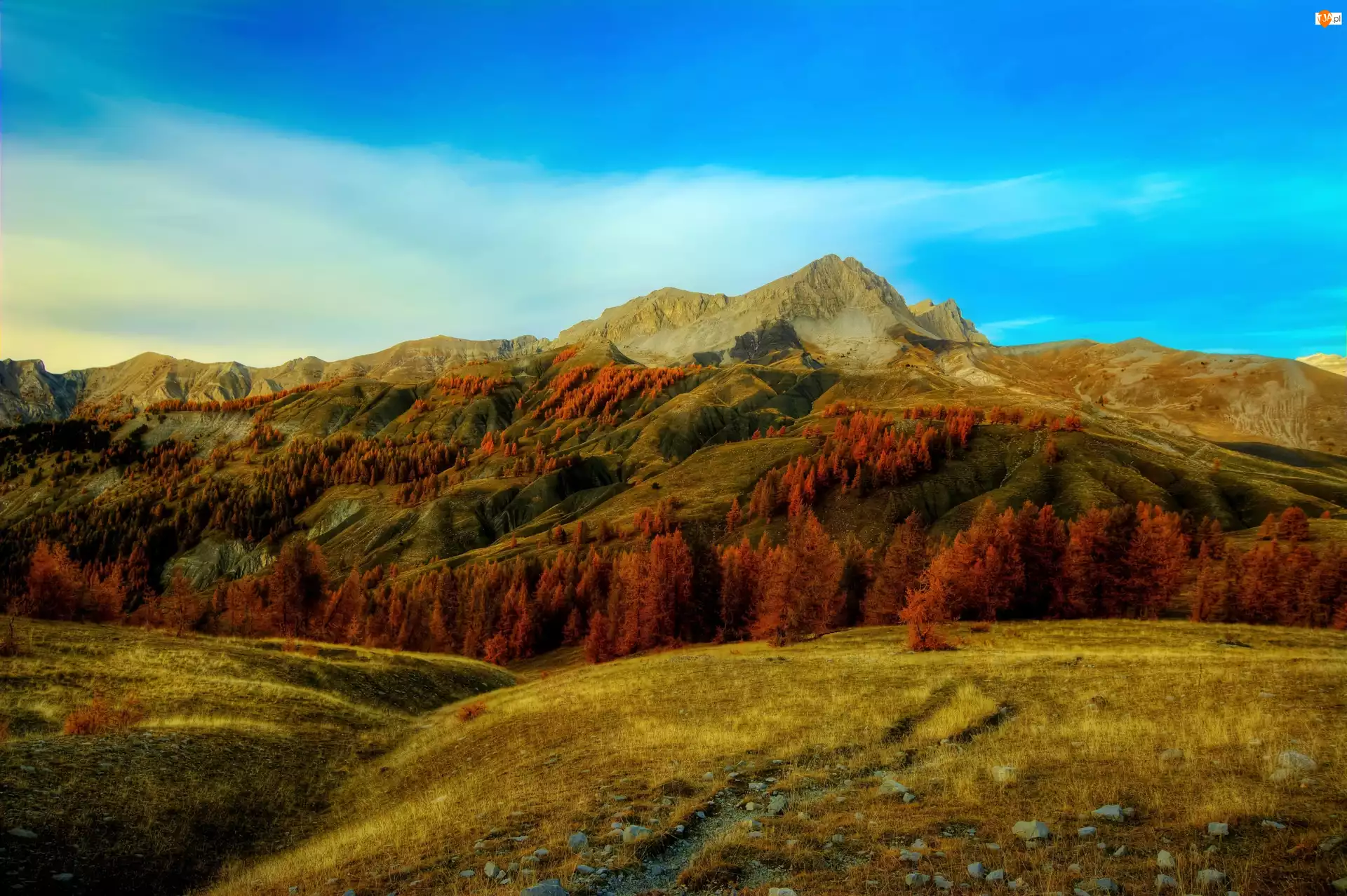 Jesień, Francja. Alpy