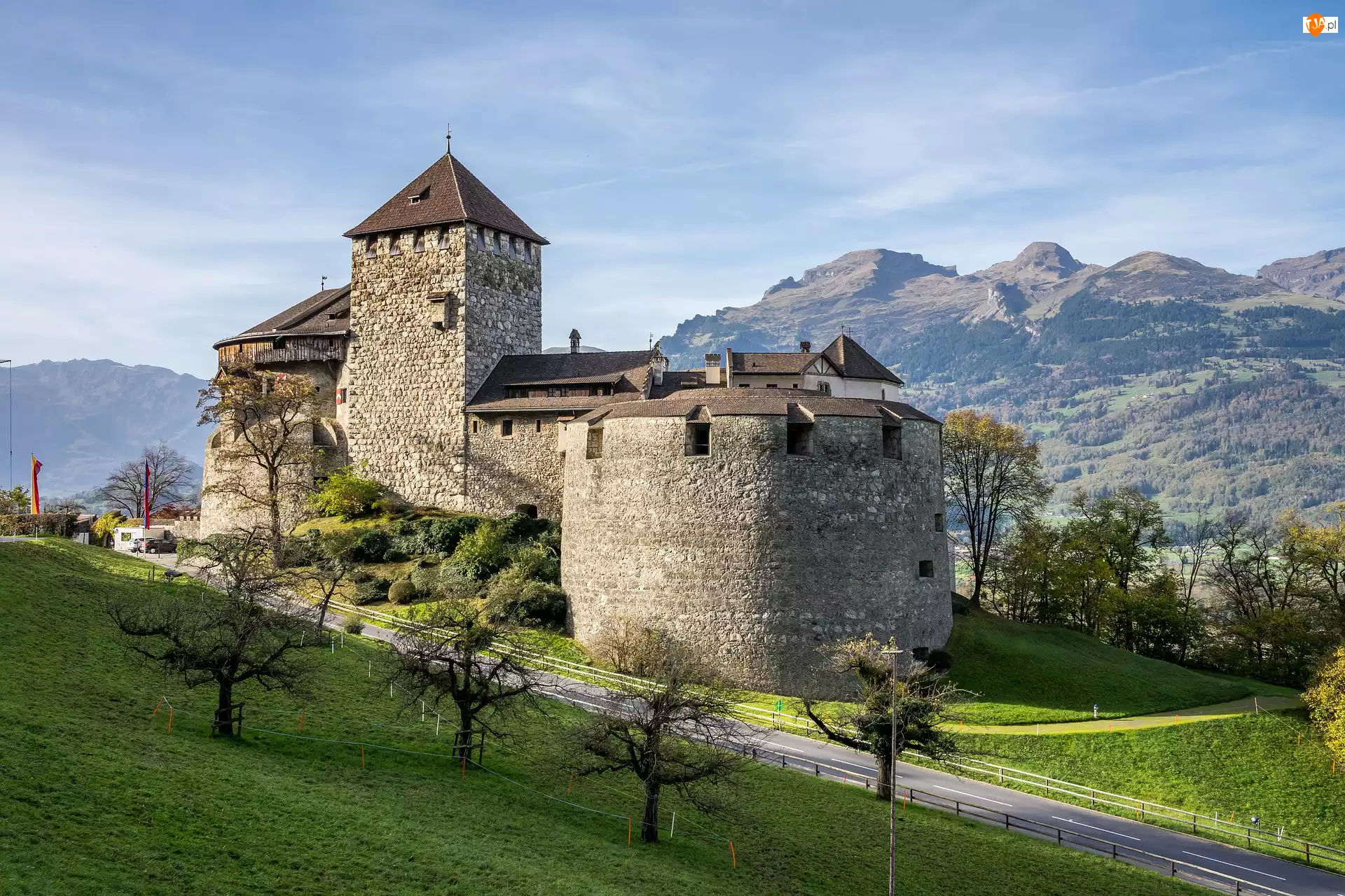 Liechtenstein, Zamek Vaduz, Twierdza, Vaduz