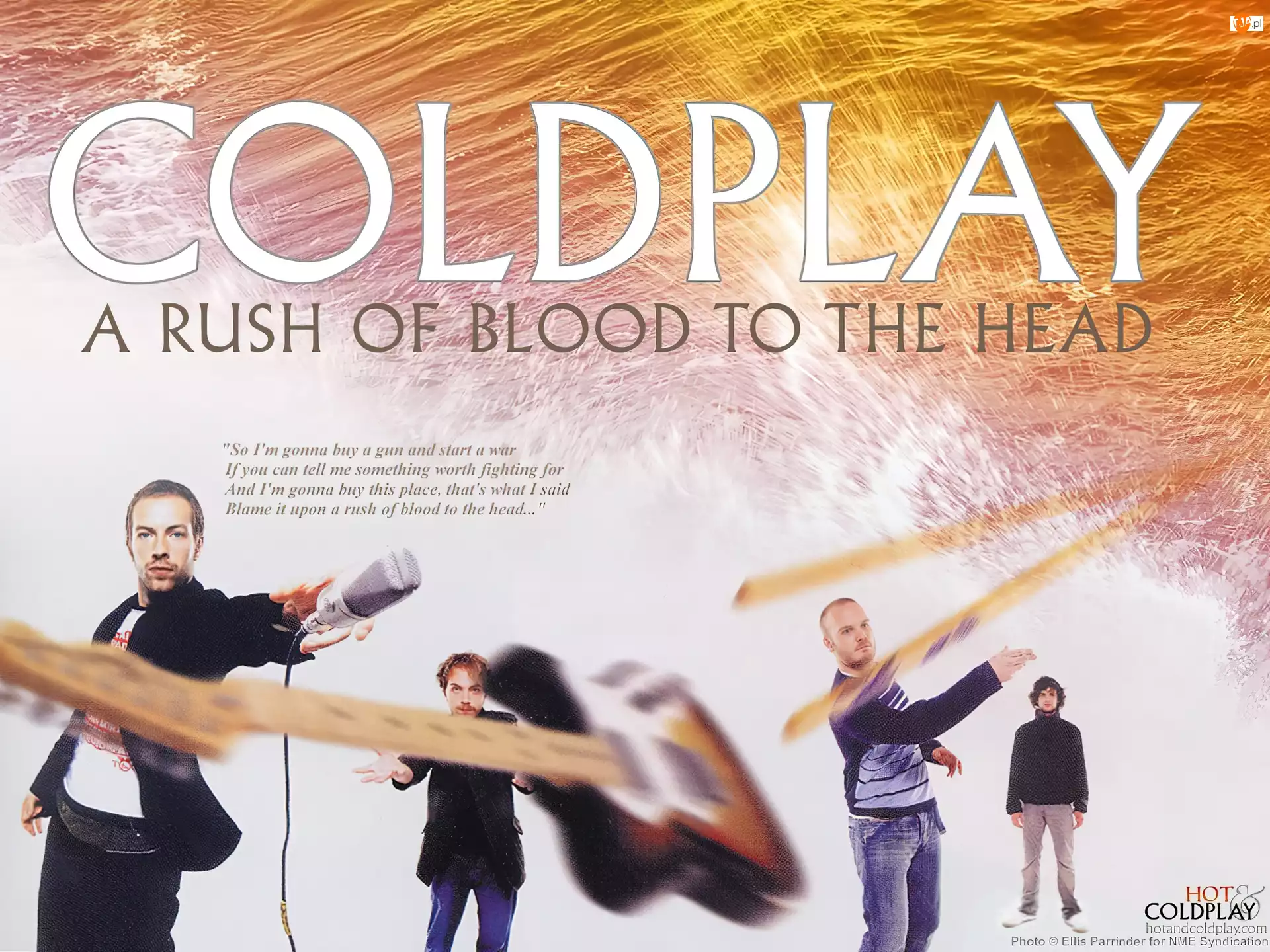 zespół, Coldplay, gitara