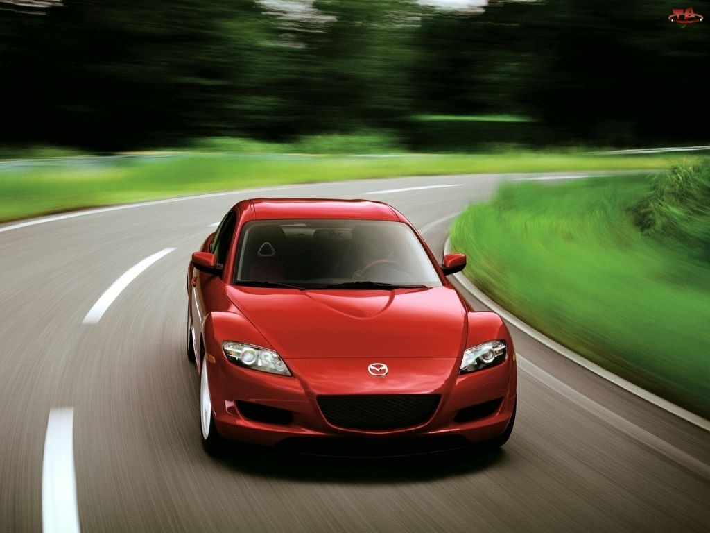 Przyciemniane szyby, Mazda, Czerwona