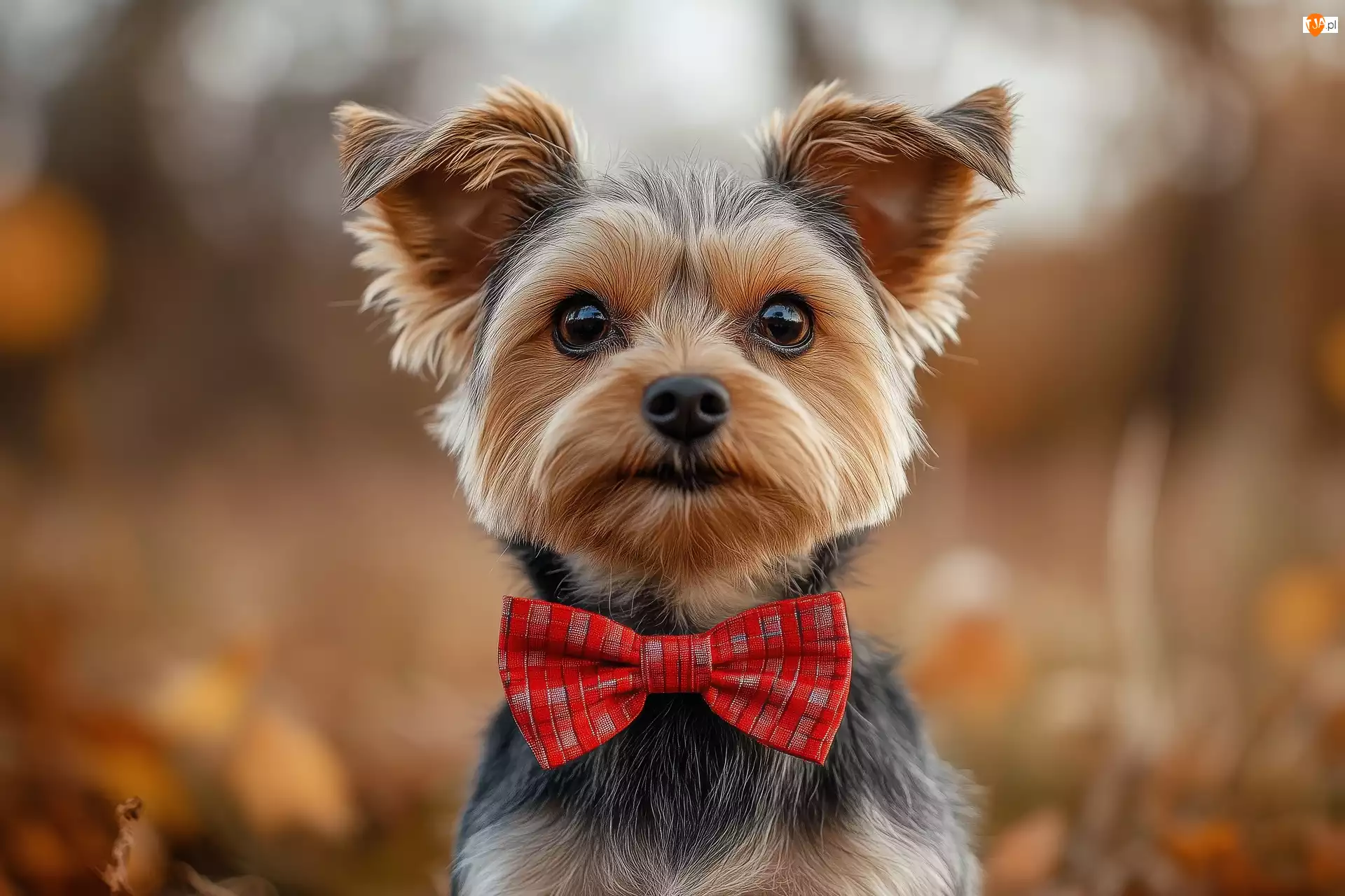 Muszka, Yorkshire terrier, Pies, Czerwona