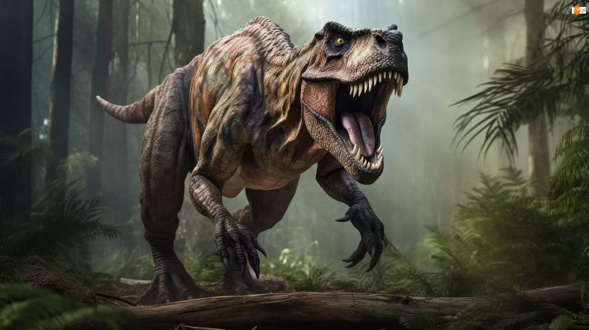 Grafika, Dinozaur, Tyranozaur