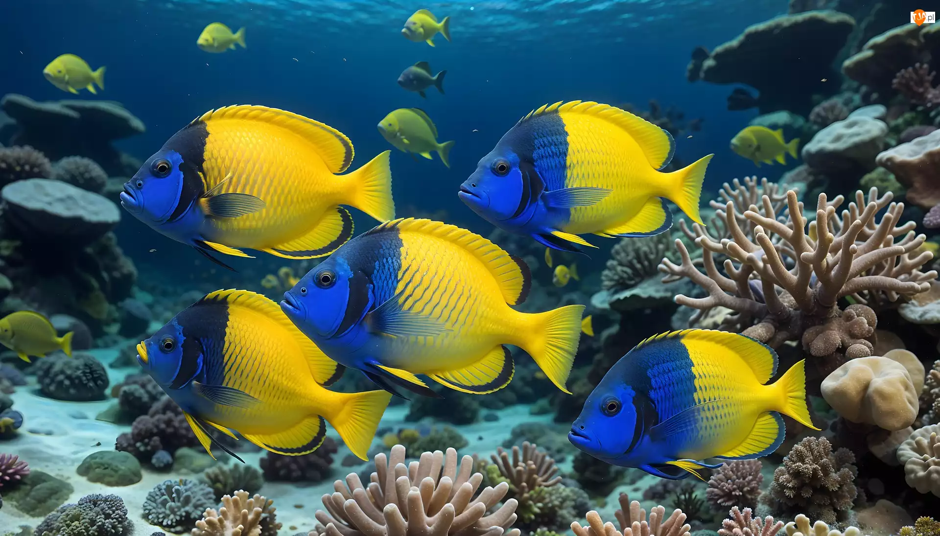 AI, Żółto-niebieskie, Ryby