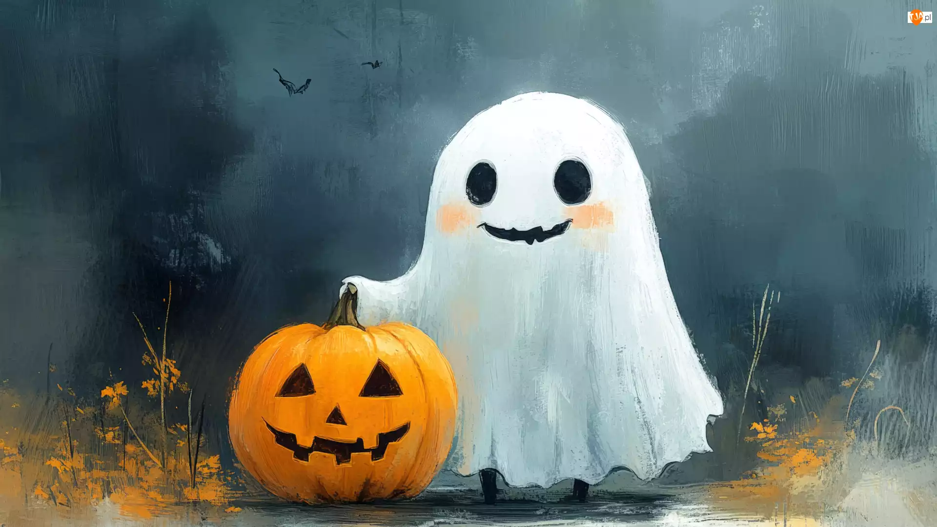 Dynia, Halloween, Duszek